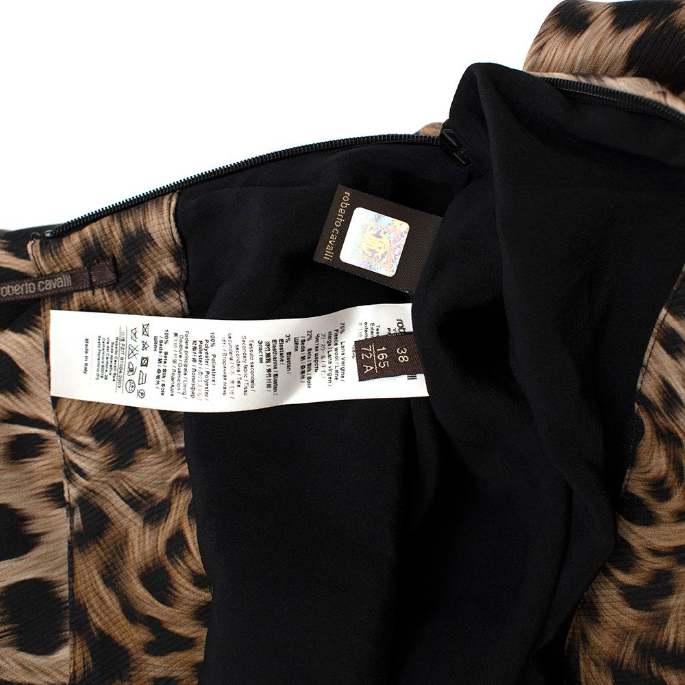 leopard print skirt a line