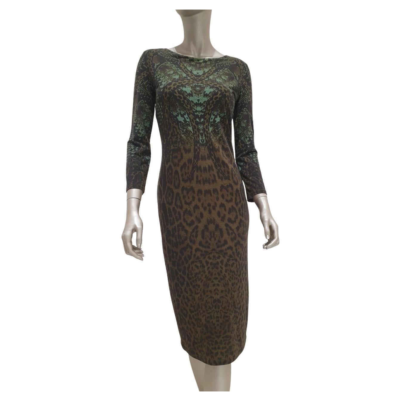 Roberto Cavalli - Vestito con stampa leopardo - Taglia 44 (US 8)