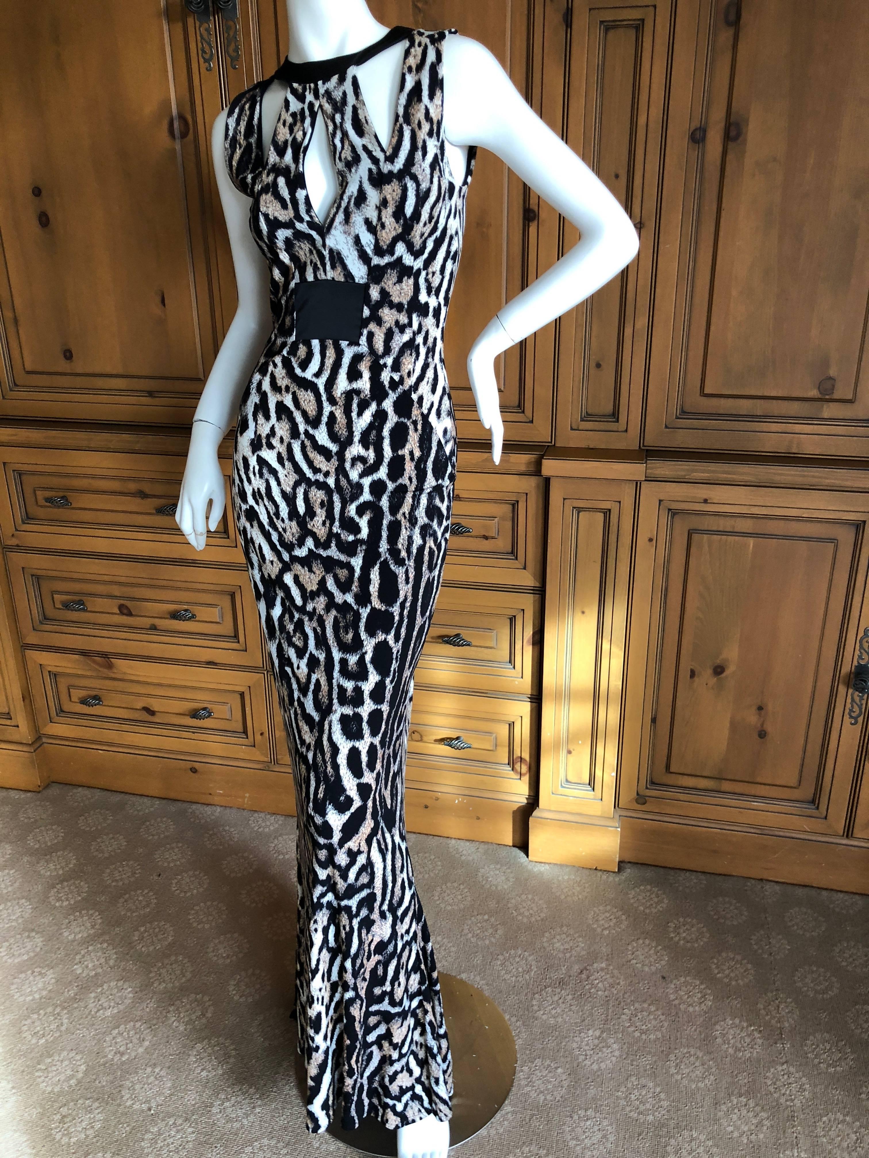 just cavalli leopard dress