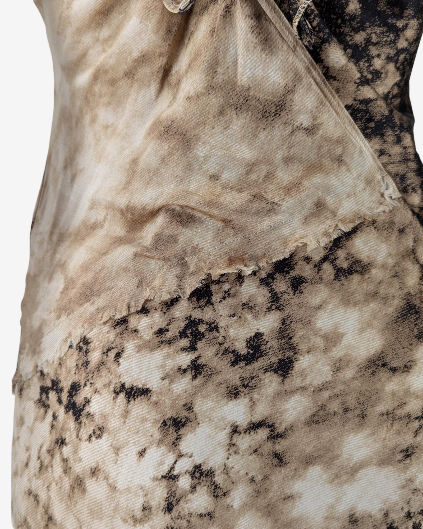 Roberto Cavalli, robe longue en soie en forme de guépard, automne-hiver 2001 en vente 6