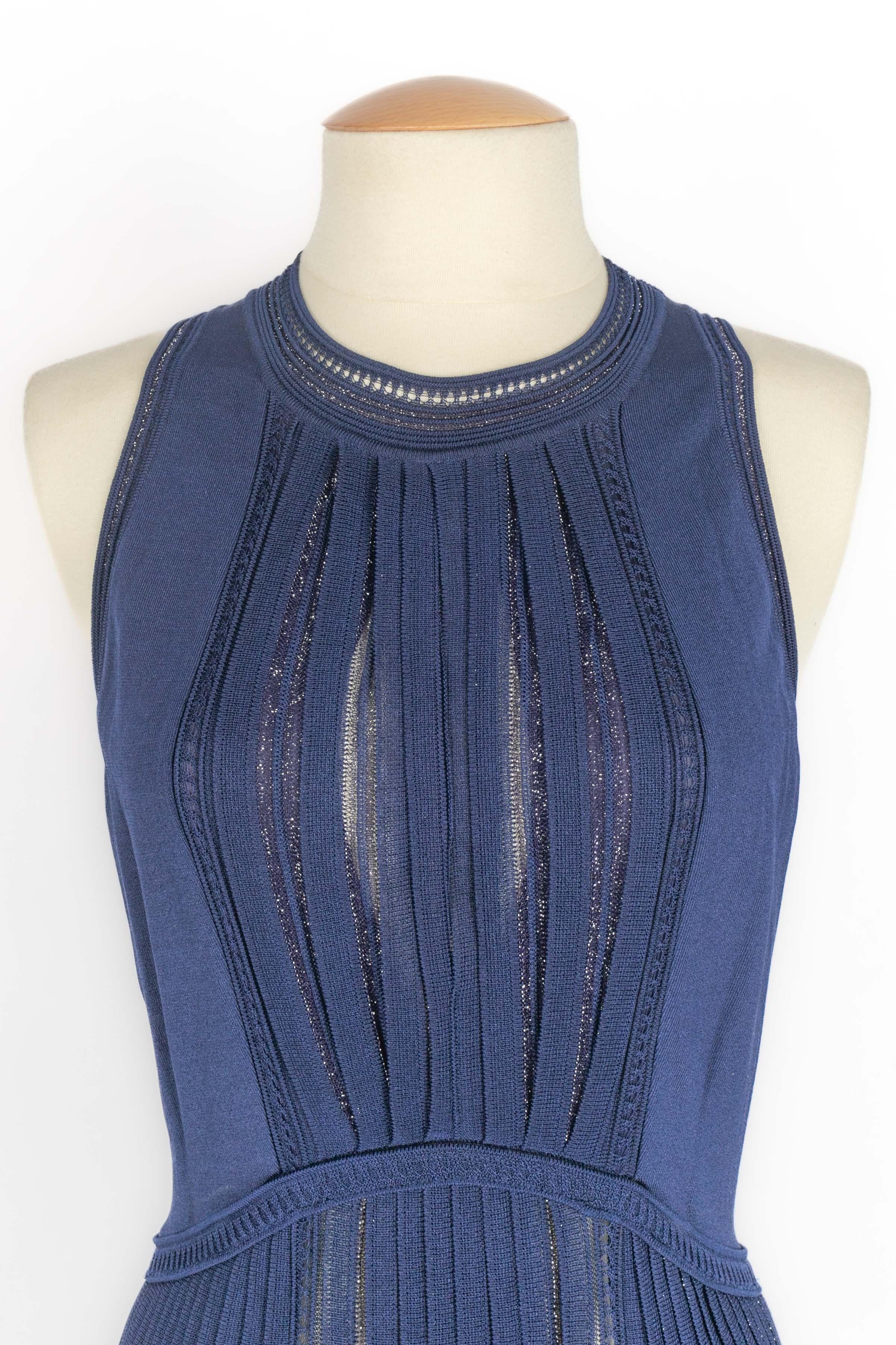 Violet Robe en maille Roberto Cavalli en vente