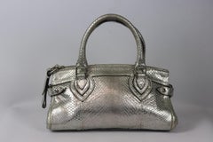 Roberto Cavalli Metallic Python Tote Bag