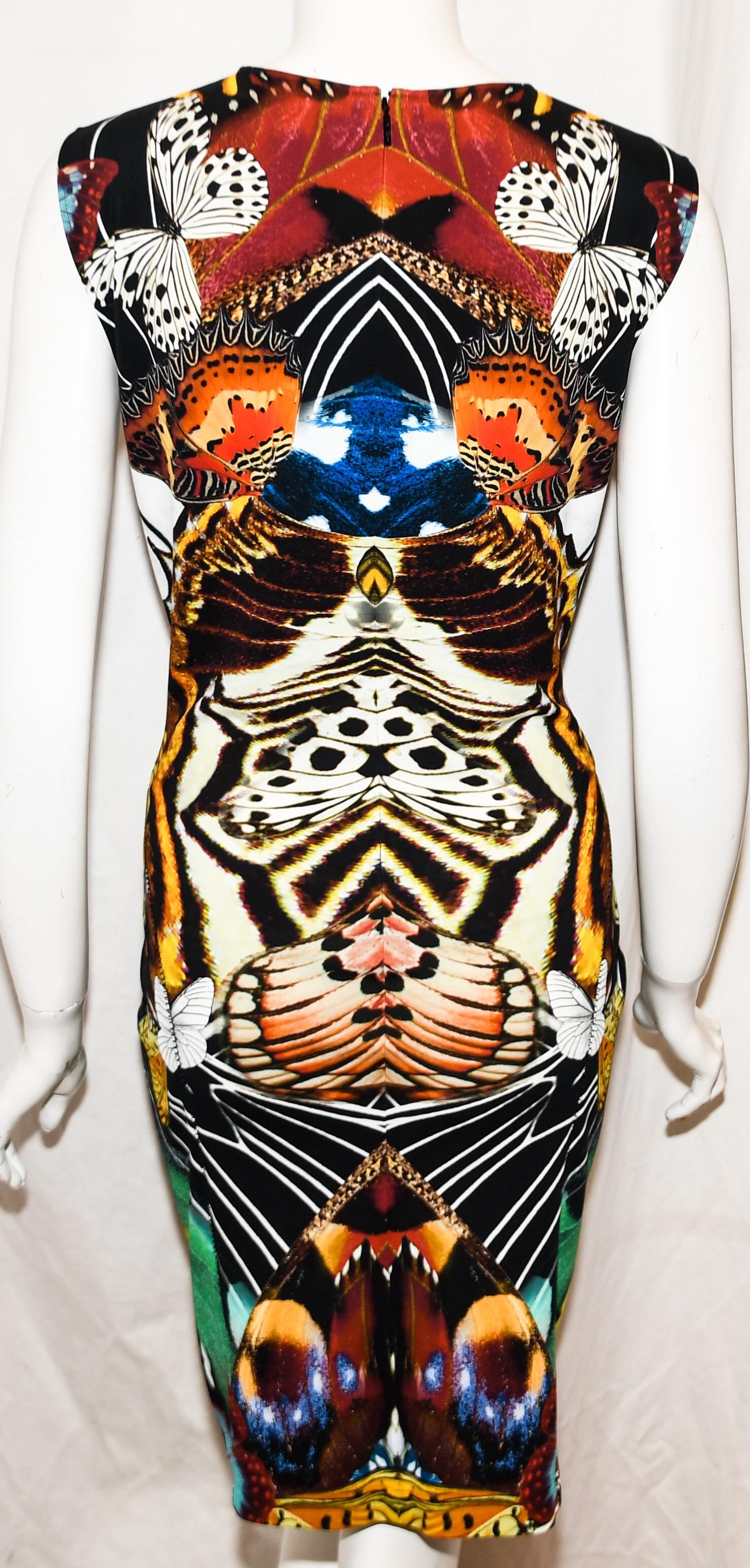 roberto cavalli butterfly dress