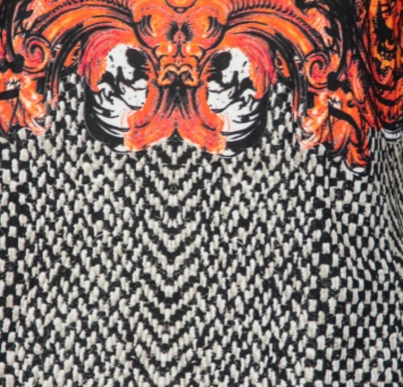 Roberto Cavalli Multicolor Printed Jersey Long Sleeves Top M For Sale 1