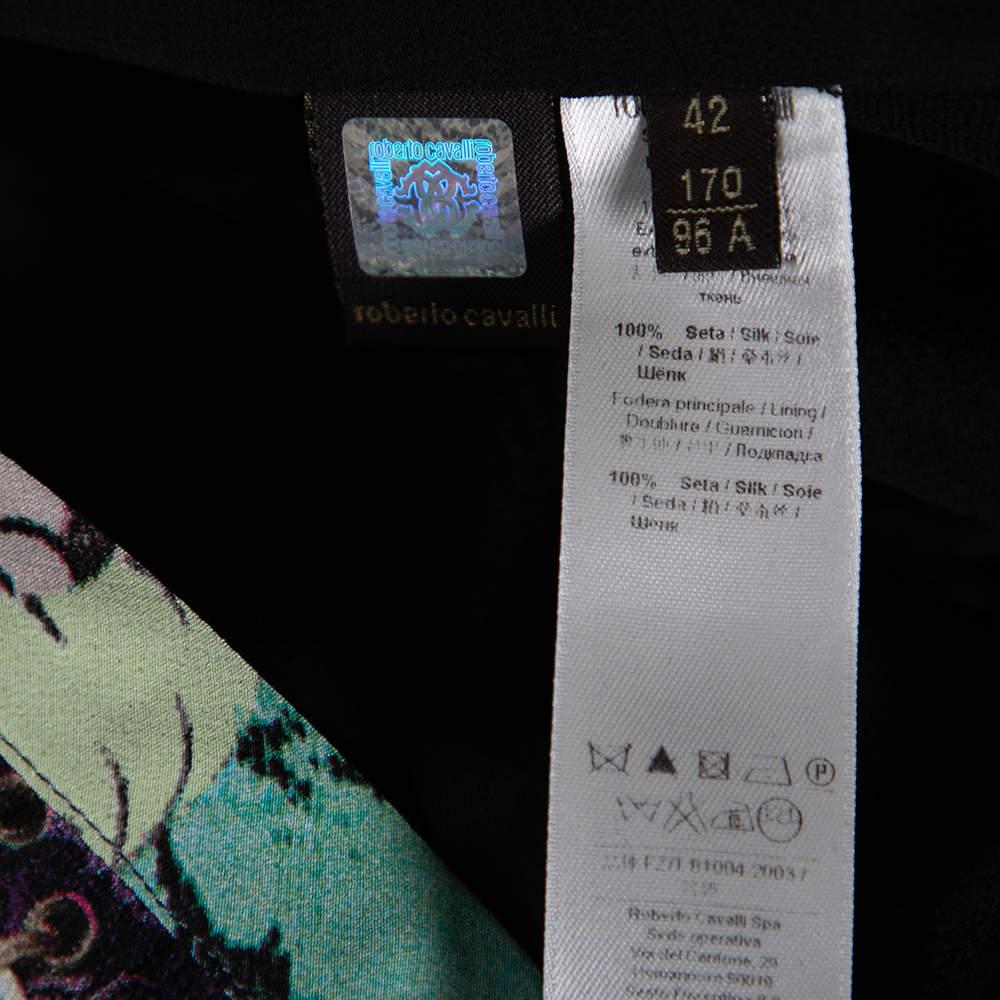 Roberto Cavalli Multicolor Printed Silk Mini Skirt M 1