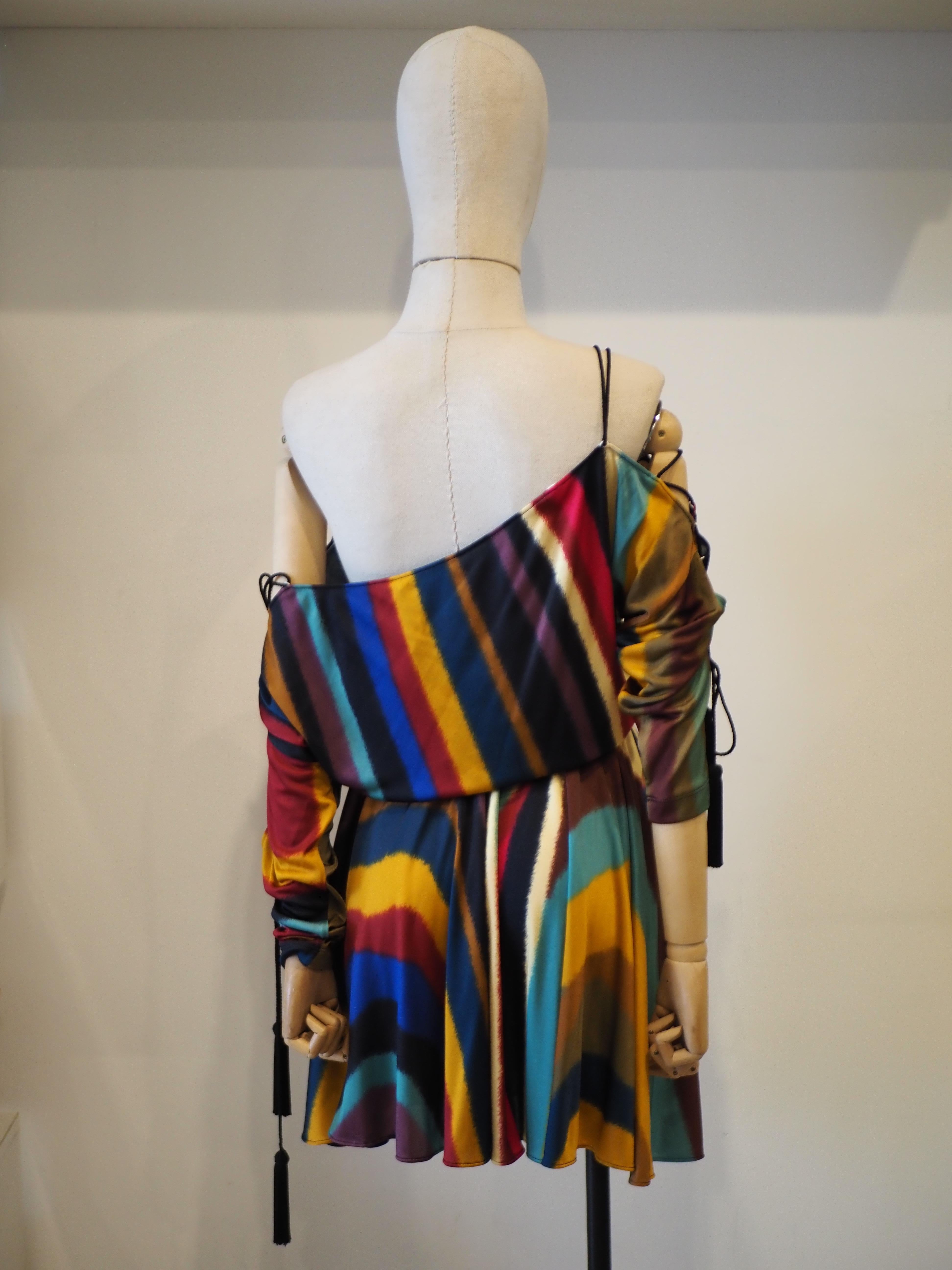 Robe multicolore Roberto Cavalli NWOT 5