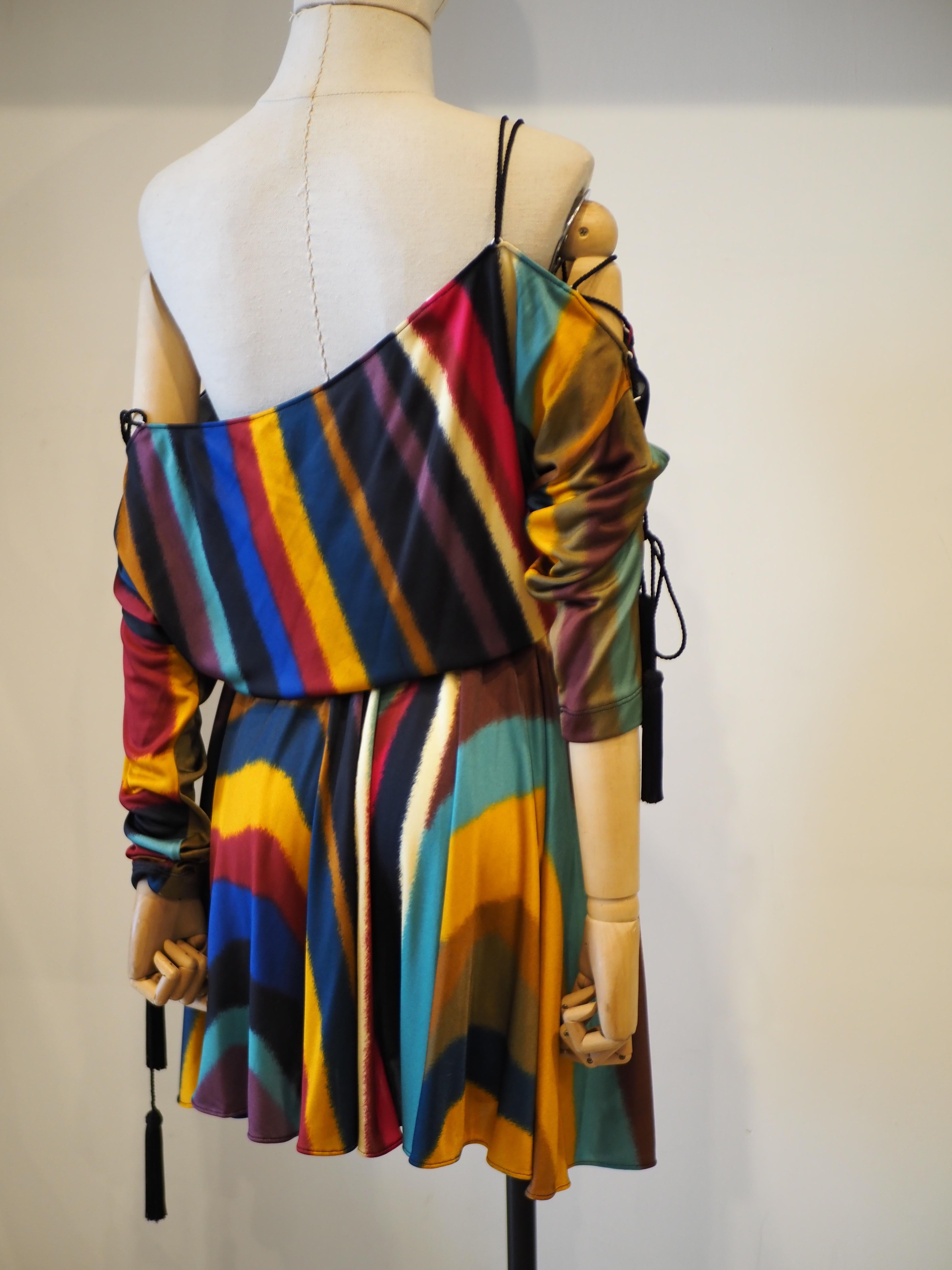 Robe multicolore Roberto Cavalli NWOT 6