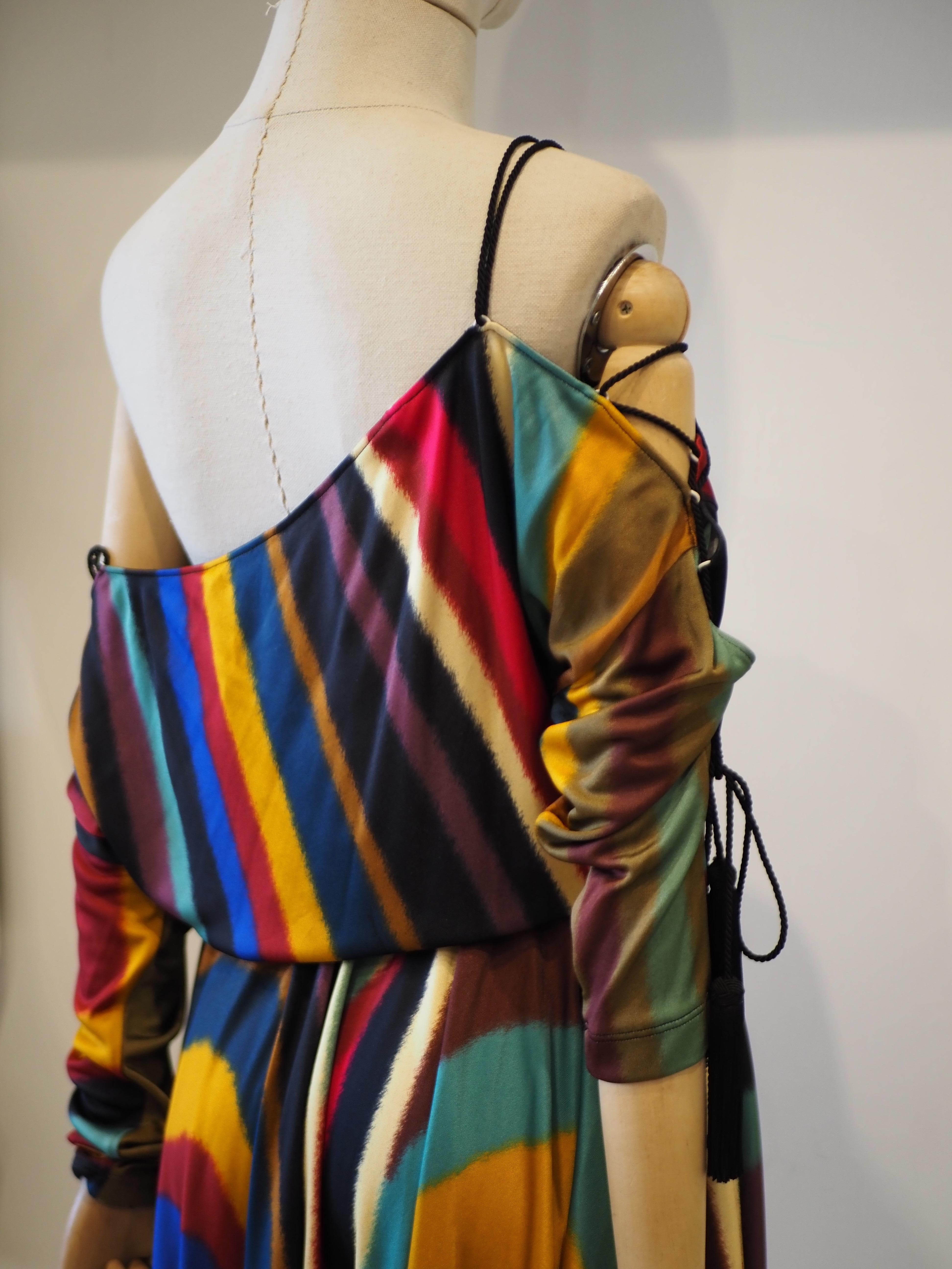 Robe multicolore Roberto Cavalli NWOT 7