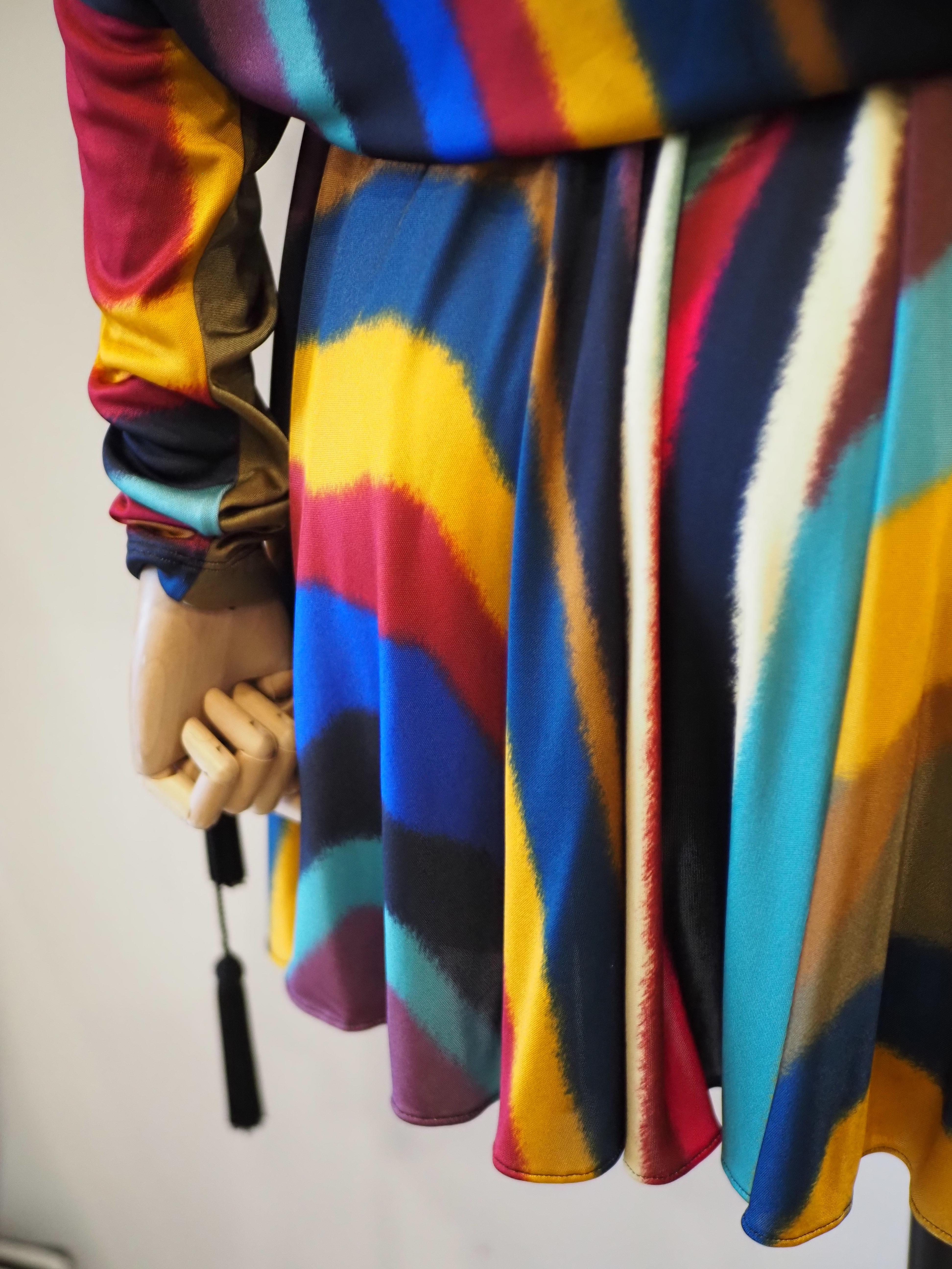 Robe multicolore Roberto Cavalli NWOT 10