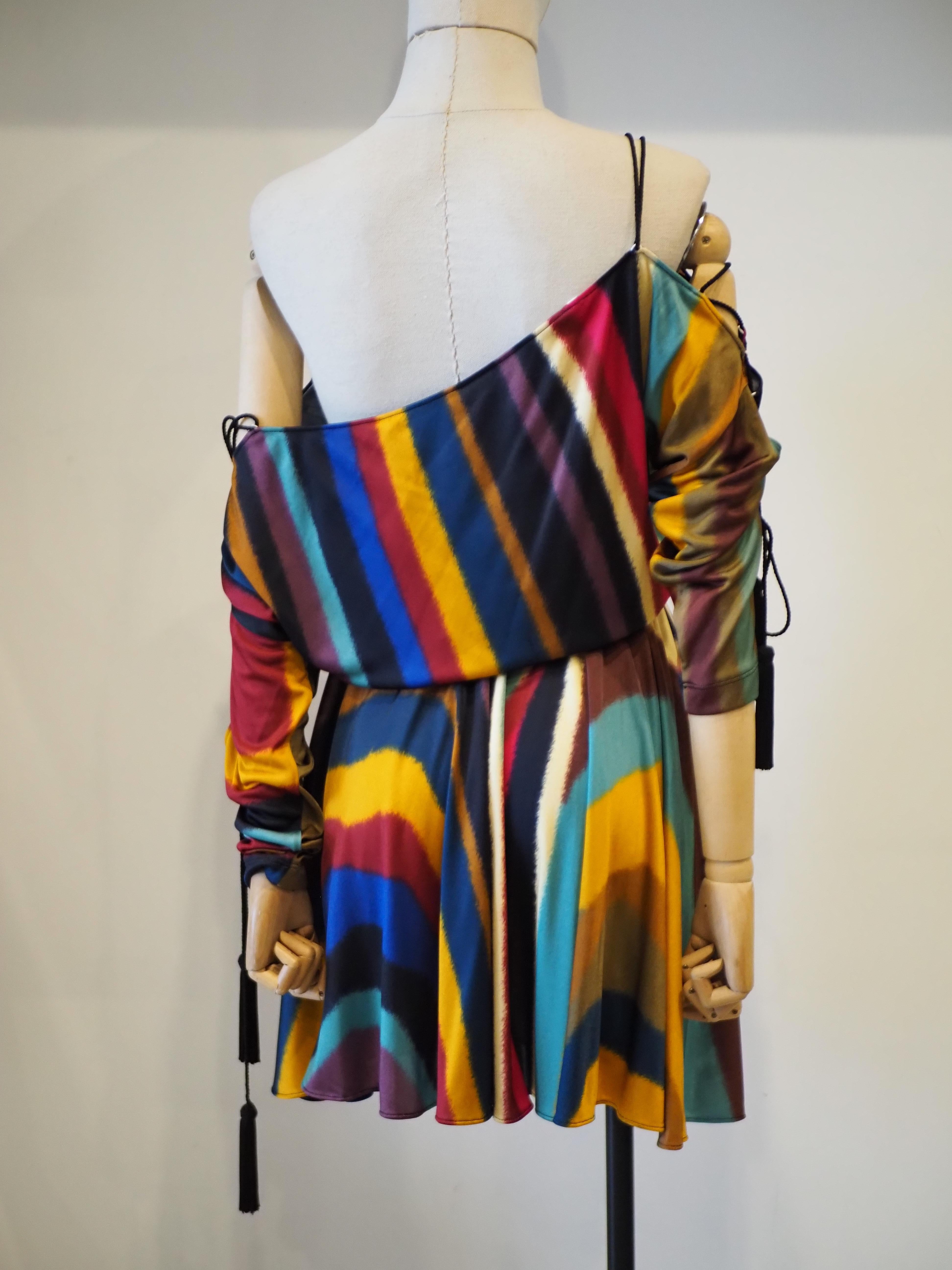 Robe multicolore Roberto Cavalli NWOT 4