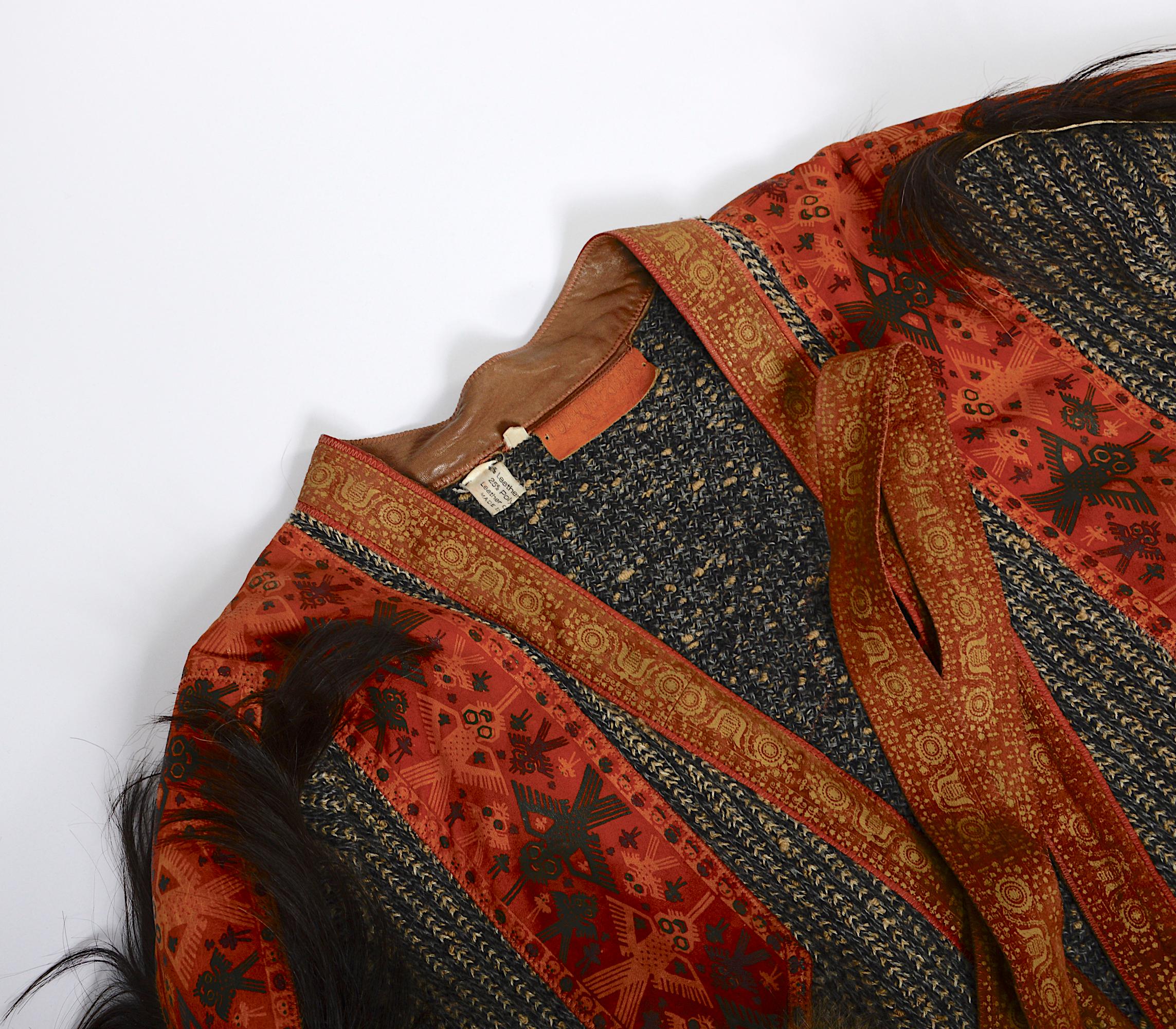 Roberto Cavalli Museum-Worthy 1971 Patchwork Debut Collection Vintage Jacket  For Sale 6