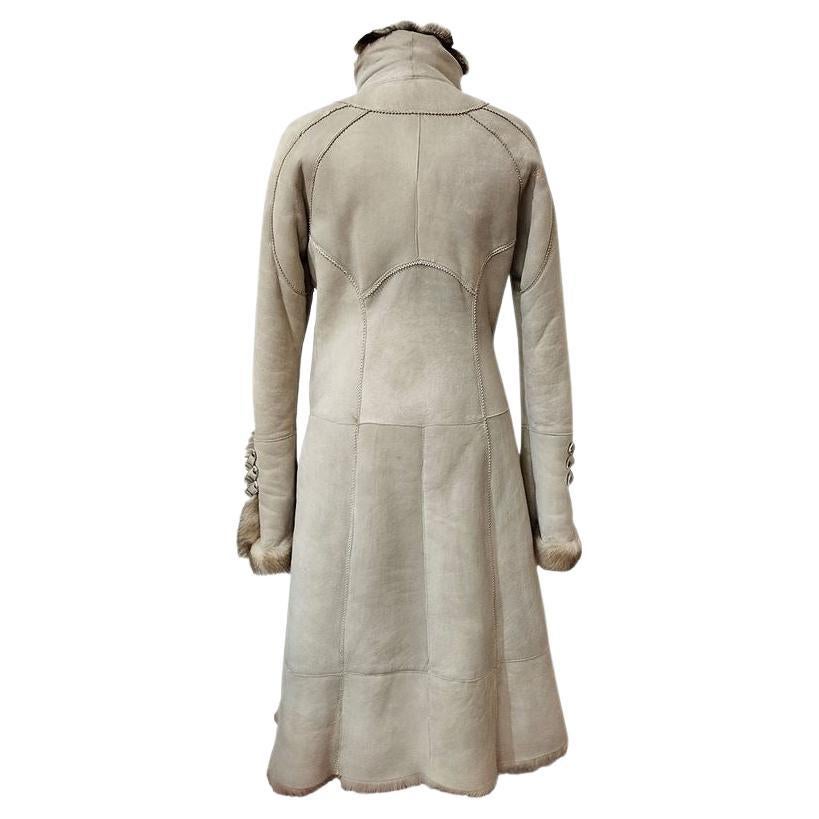 Roberto Cavalli Mutton & fur coat size S For Sale