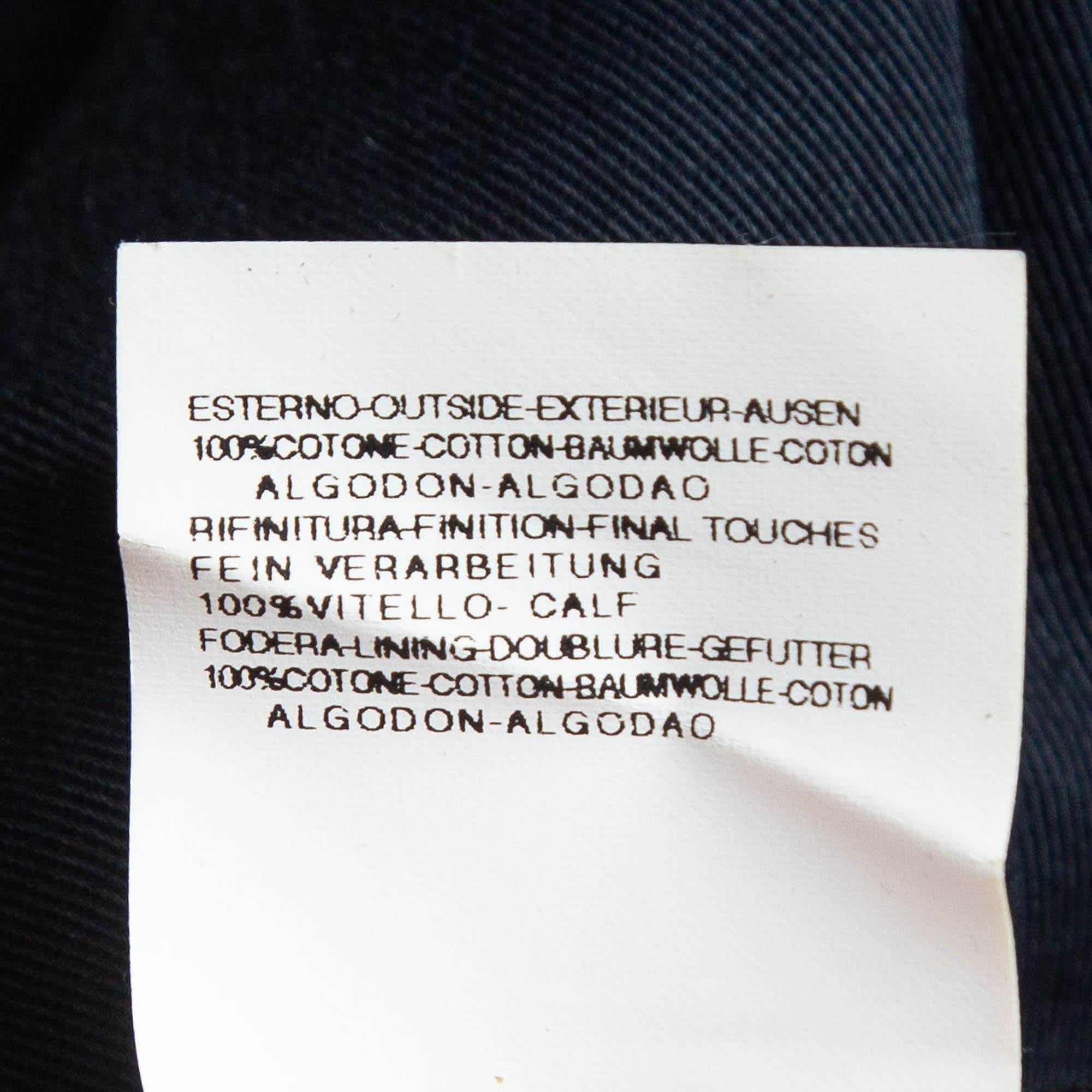 Roberto Cavalli Navy Blue Gabardine Belted Chino Shorts M For Sale 1