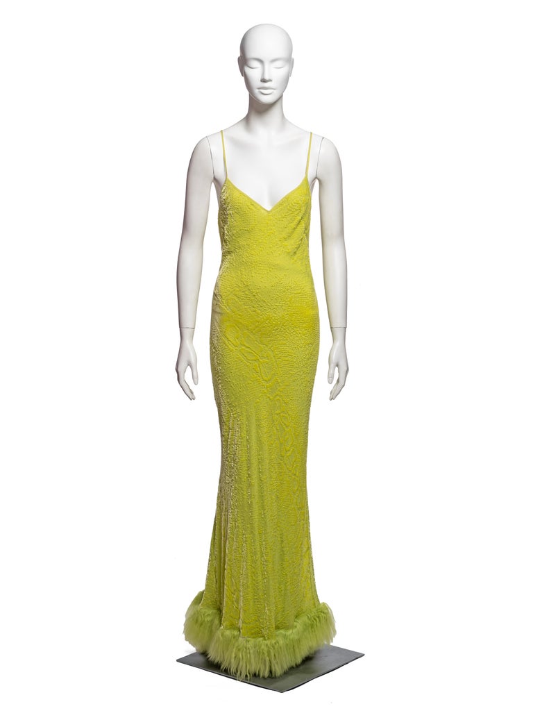 neon velvet dress Johnathan Kayne 3018 High Slit Strapless Velvet Dress