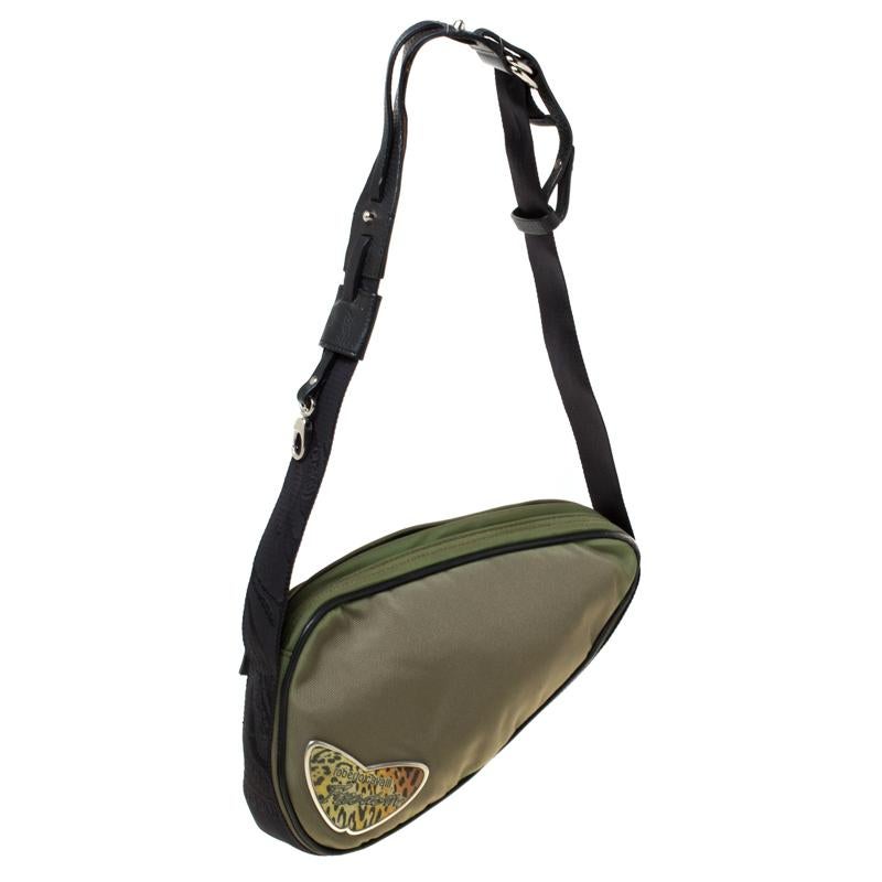 olive green sling bag