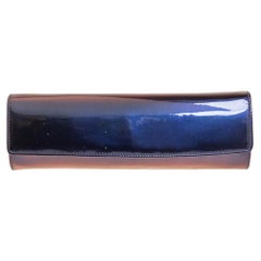 Roberto Cavalli Ombre Patent Leather Clutch