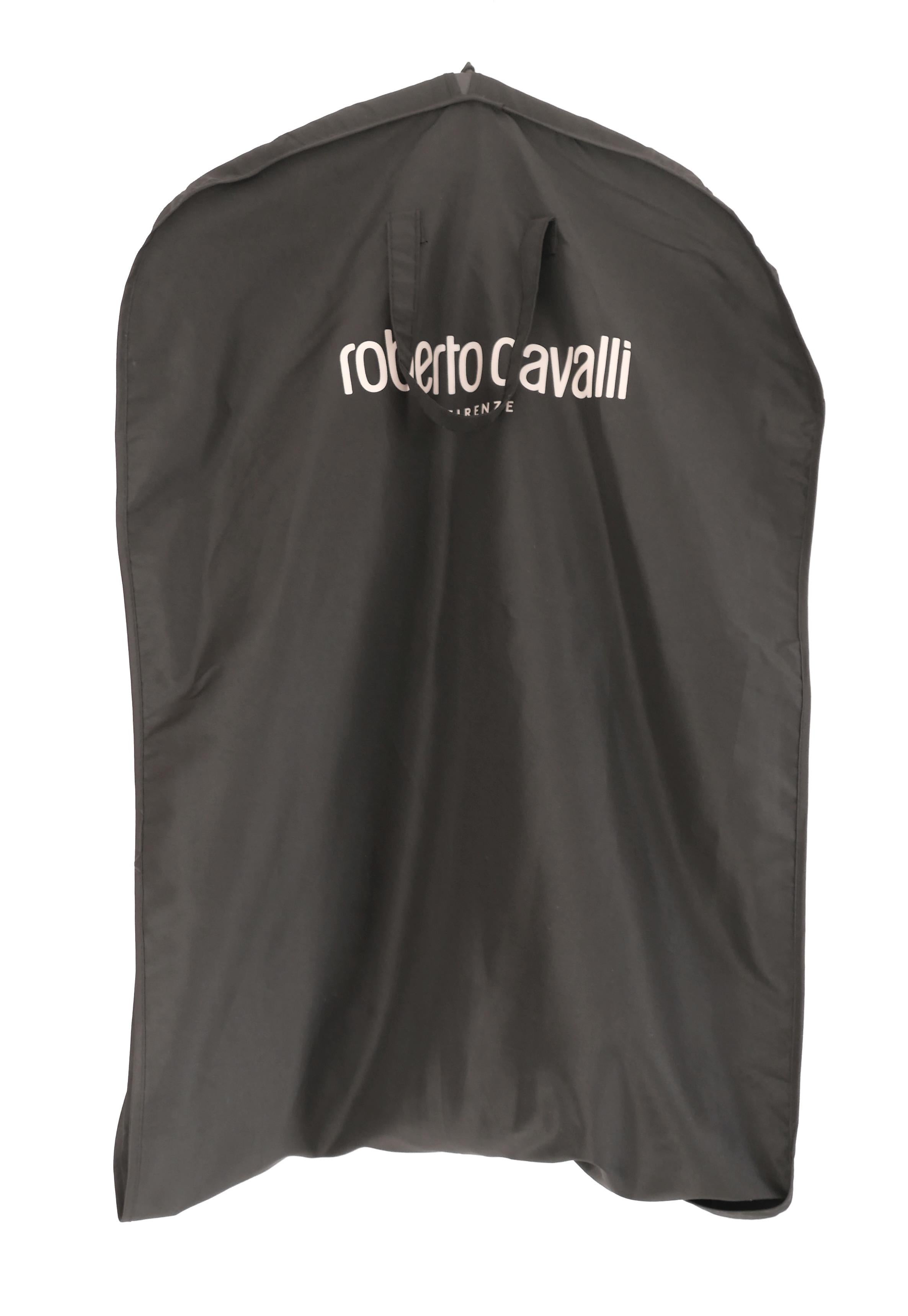 Roberto Cavalli Ein-Schulter-Kleid aus schwarzer Spitze im Angebot 2