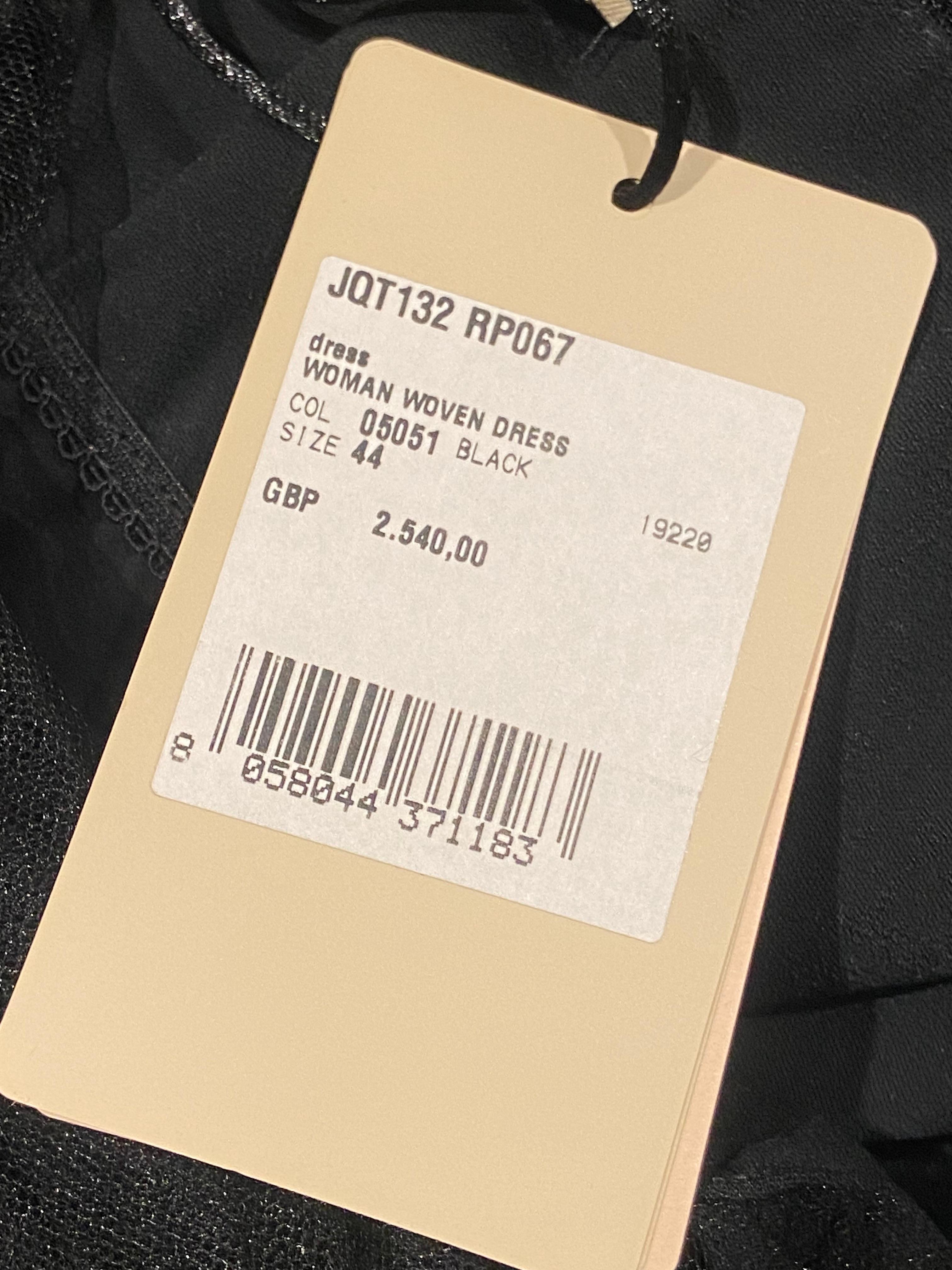 Roberto Cavalli Ein-Schulter-Kleid aus schwarzer Spitze im Angebot 4