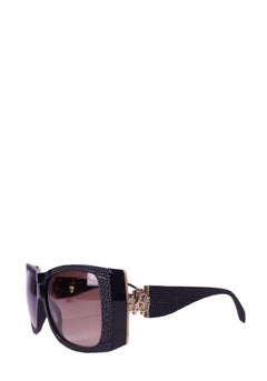 Roberto Cavalli Oversized Embellished Square Sunglasses