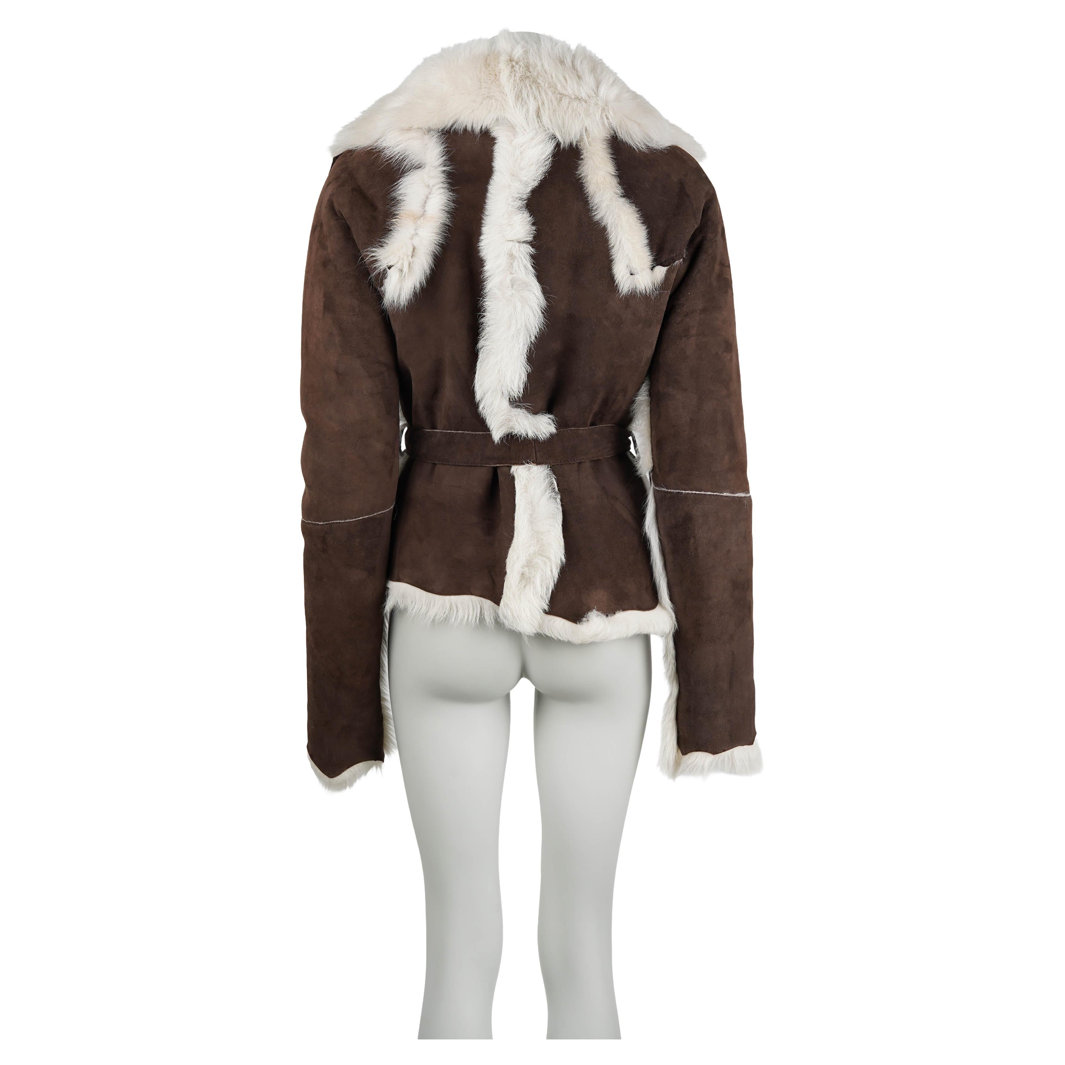 Roberto Cavalli Patchwork Shearling Jacket, Fall/… - image 10