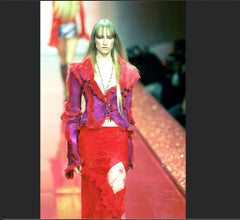 Roberto Cavalli Patchwork Shearling Jacket, Fall/Winter 1999, Size S