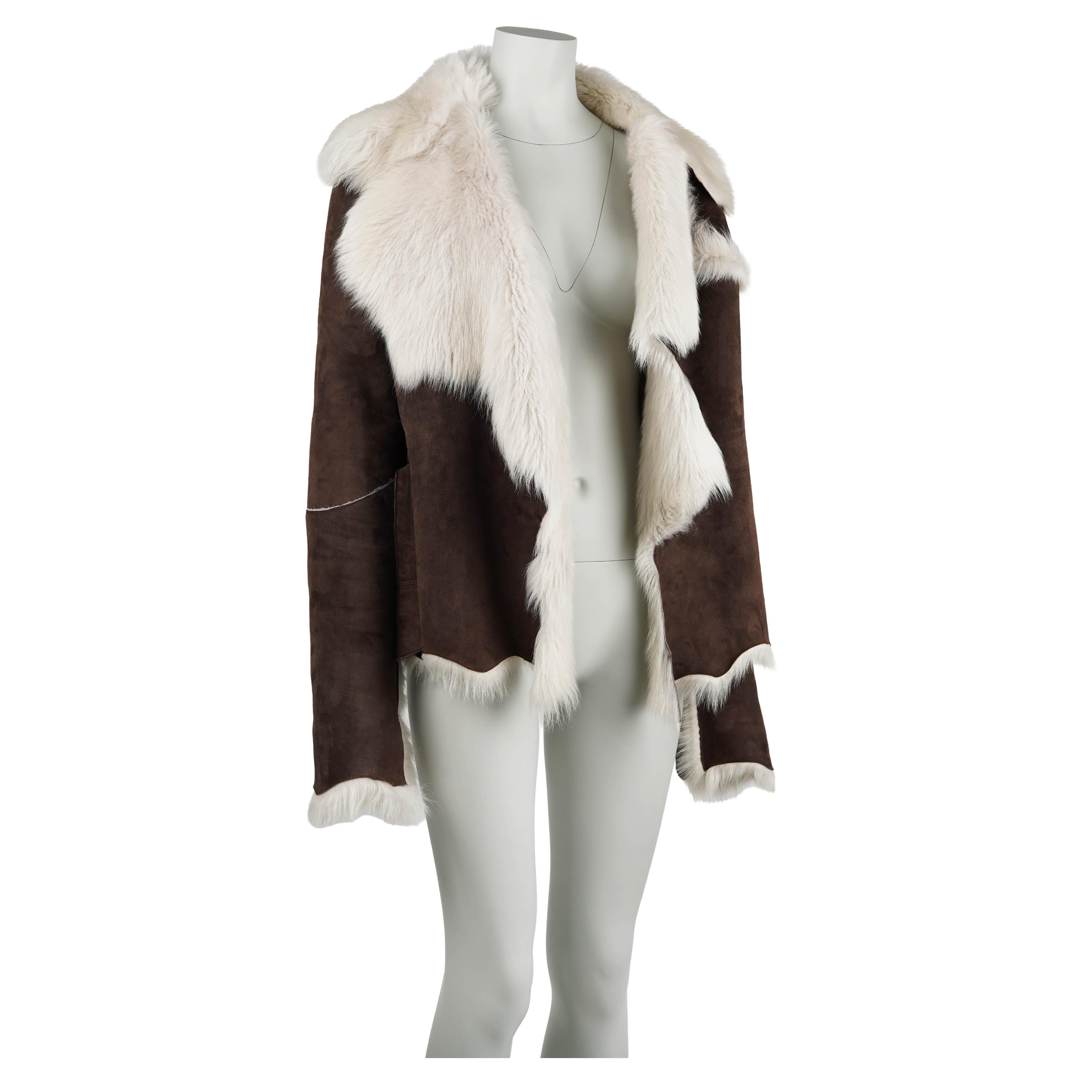 Roberto Cavalli Patchwork Shearling Jacket, Fall/… - image 8