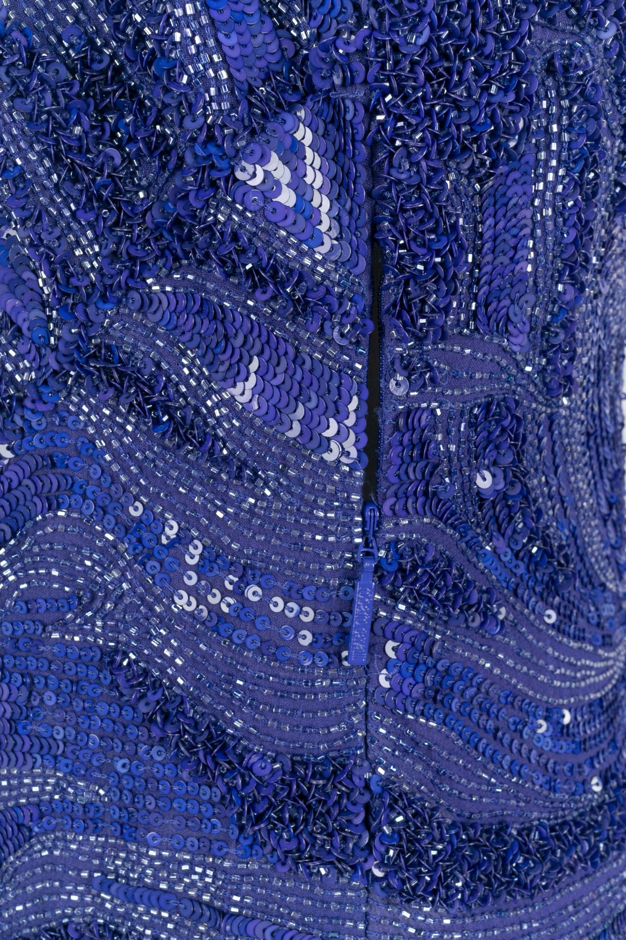 Abito con perle di Roberto Cavalli in vendita 5