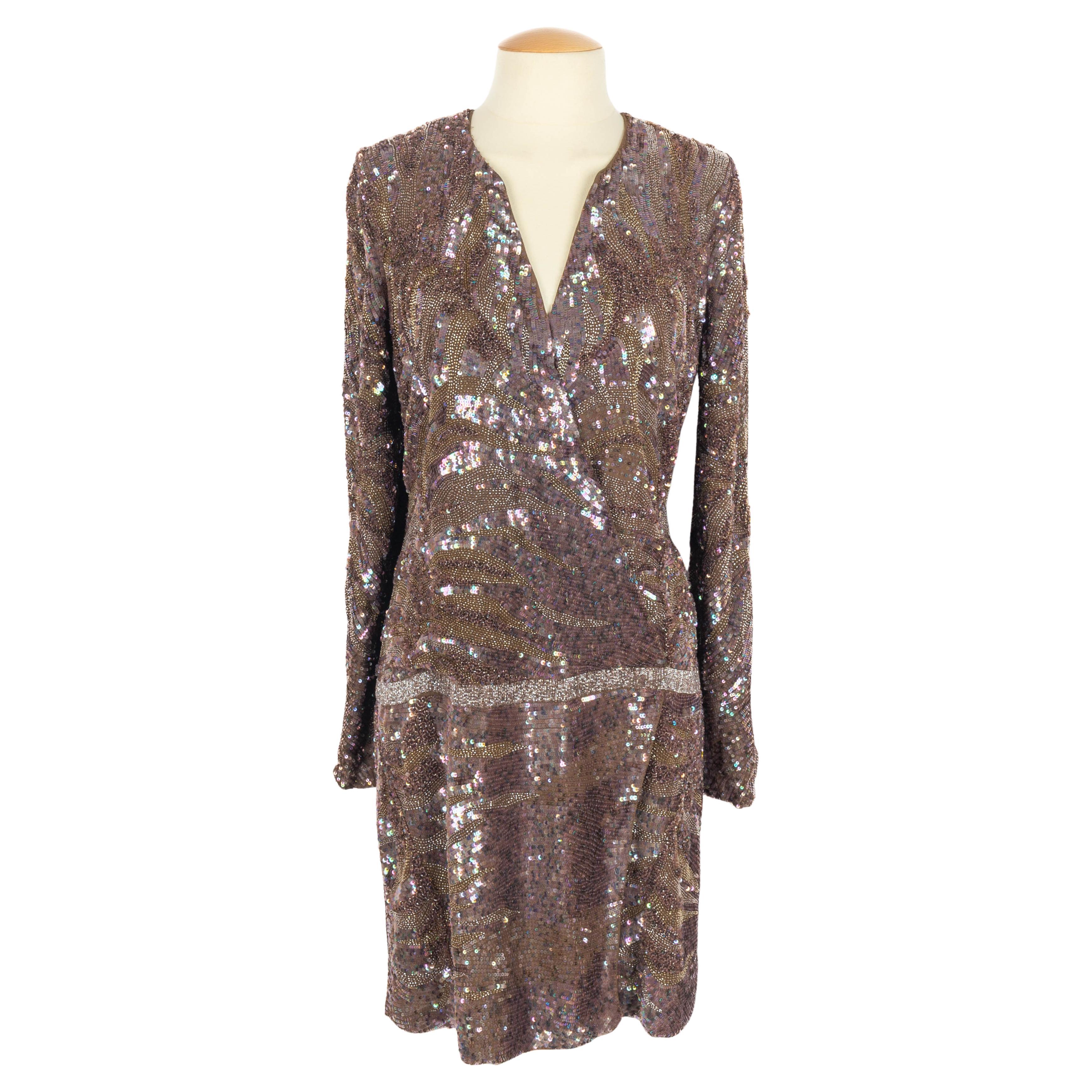 Abito con perle di Roberto Cavalli in vendita