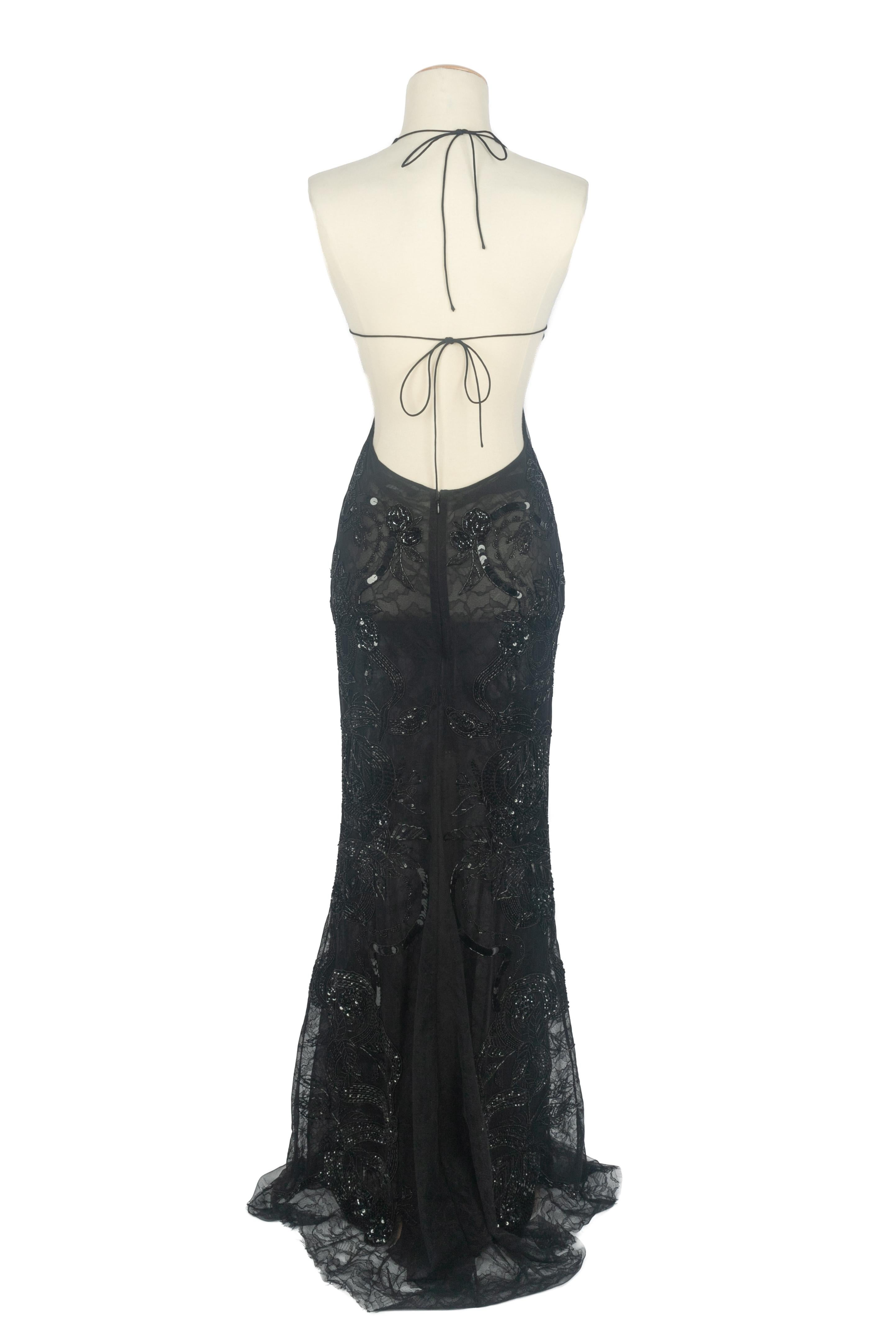 Robe perlée Roberto Cavalli Resort 2024 en vente 1