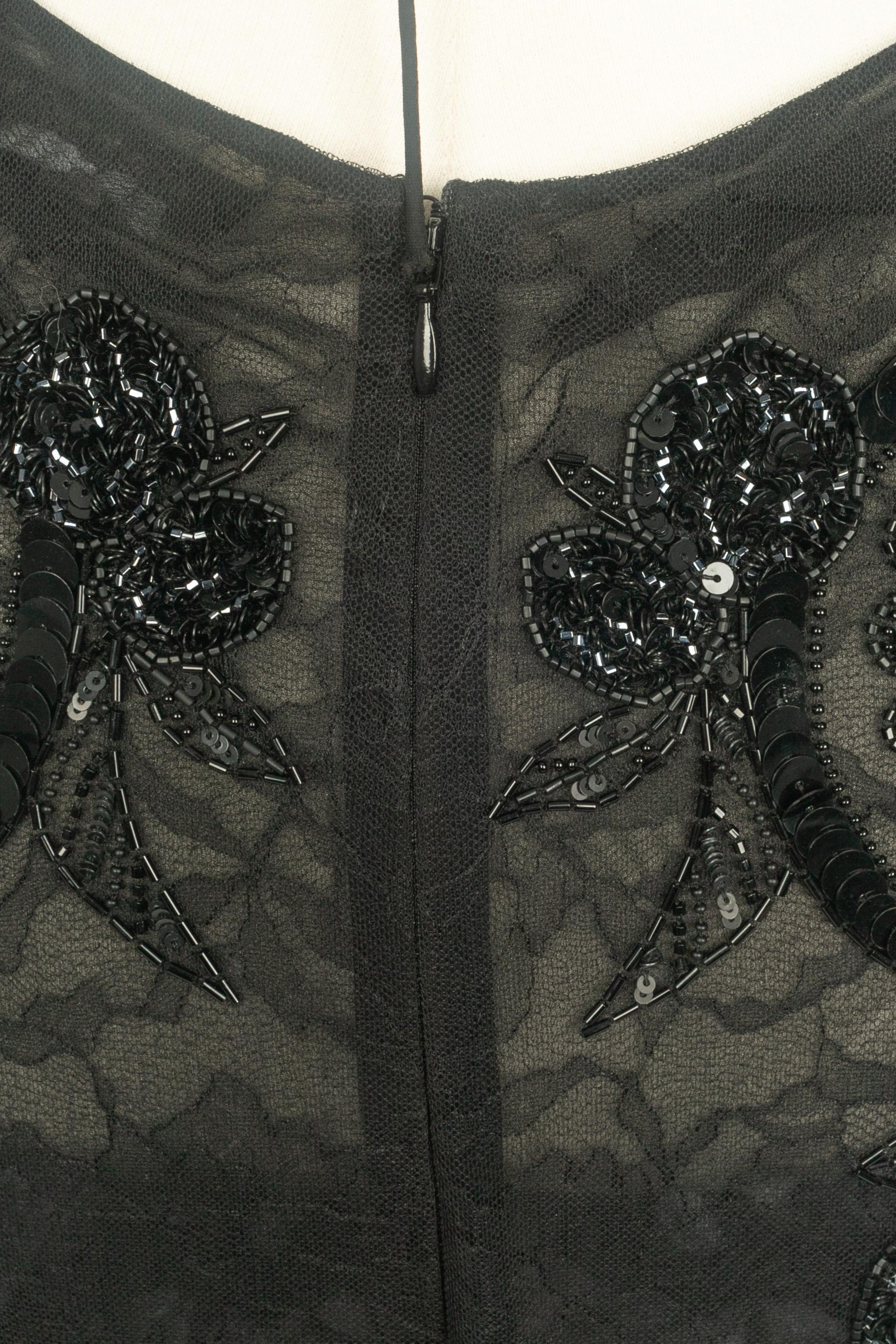 Robe perlée Roberto Cavalli Resort 2024 en vente 2