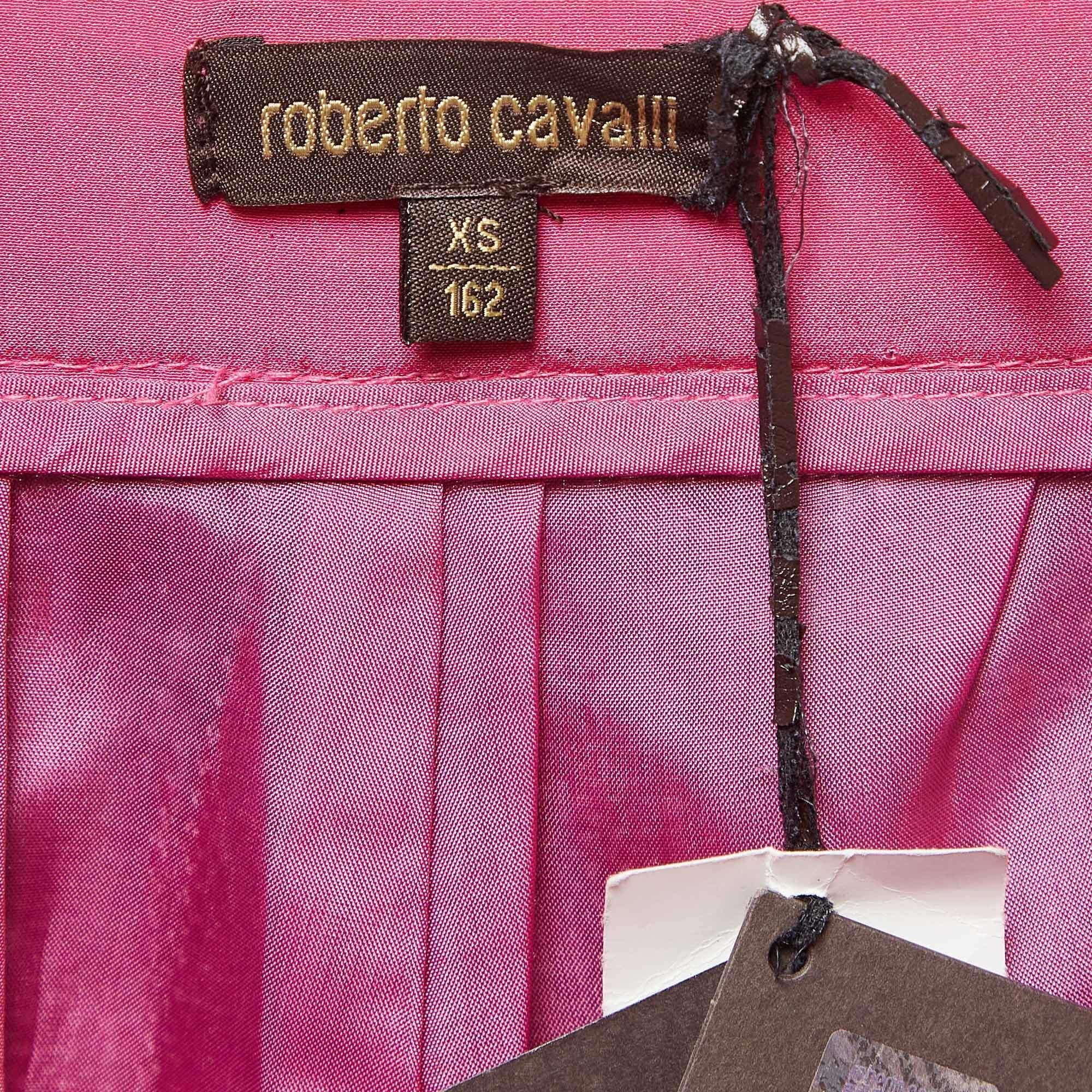Women's Roberto Cavalli Pink Sequin Shorts XS For Sale