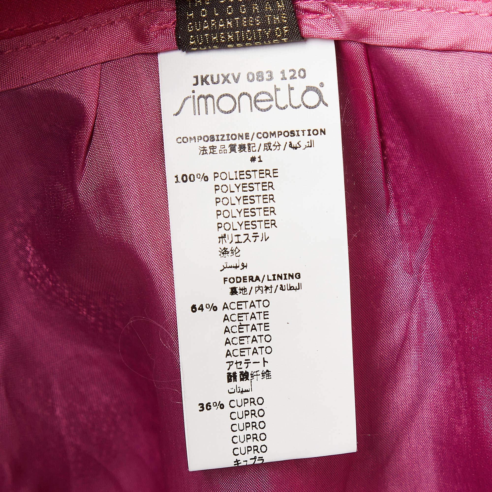 Roberto Cavalli Pink Sequin Shorts XS For Sale 1