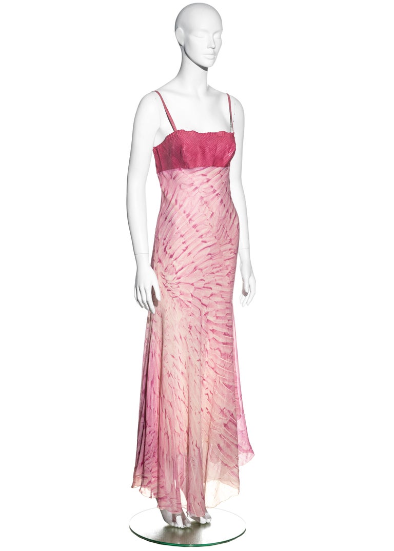 ROBERTO CAVALLI snakeskin dress