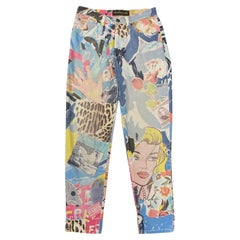 Roberto Cavalli "Pop Art" Jeans 1990s