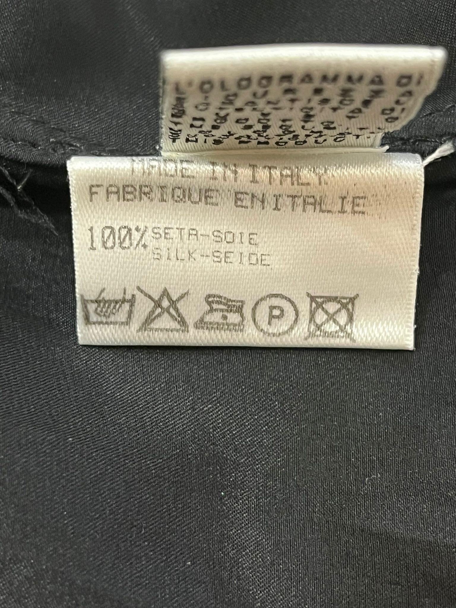 Roberto Cavalli Printed Cuff Silk Shirt For Sale 1