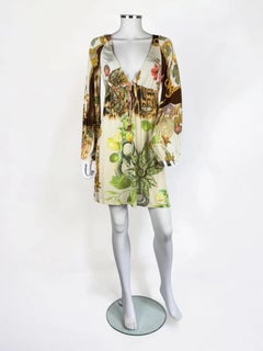 Roberto Cavalli Printed Mini Dress, SS 2005