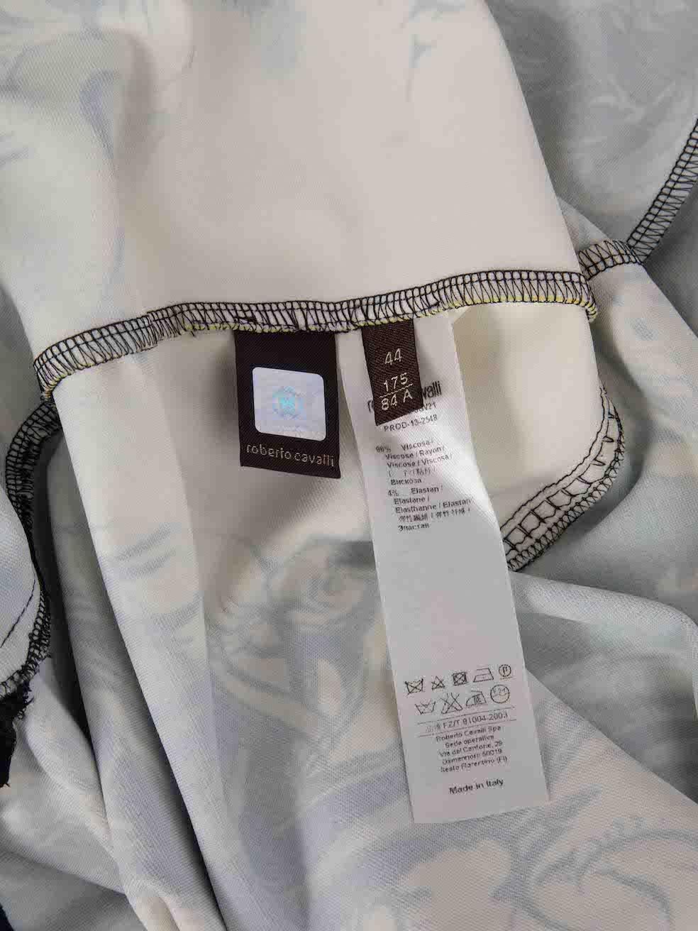 Roberto Cavalli jupe évasée à motifs imprimés, taille L Pour femmes en vente