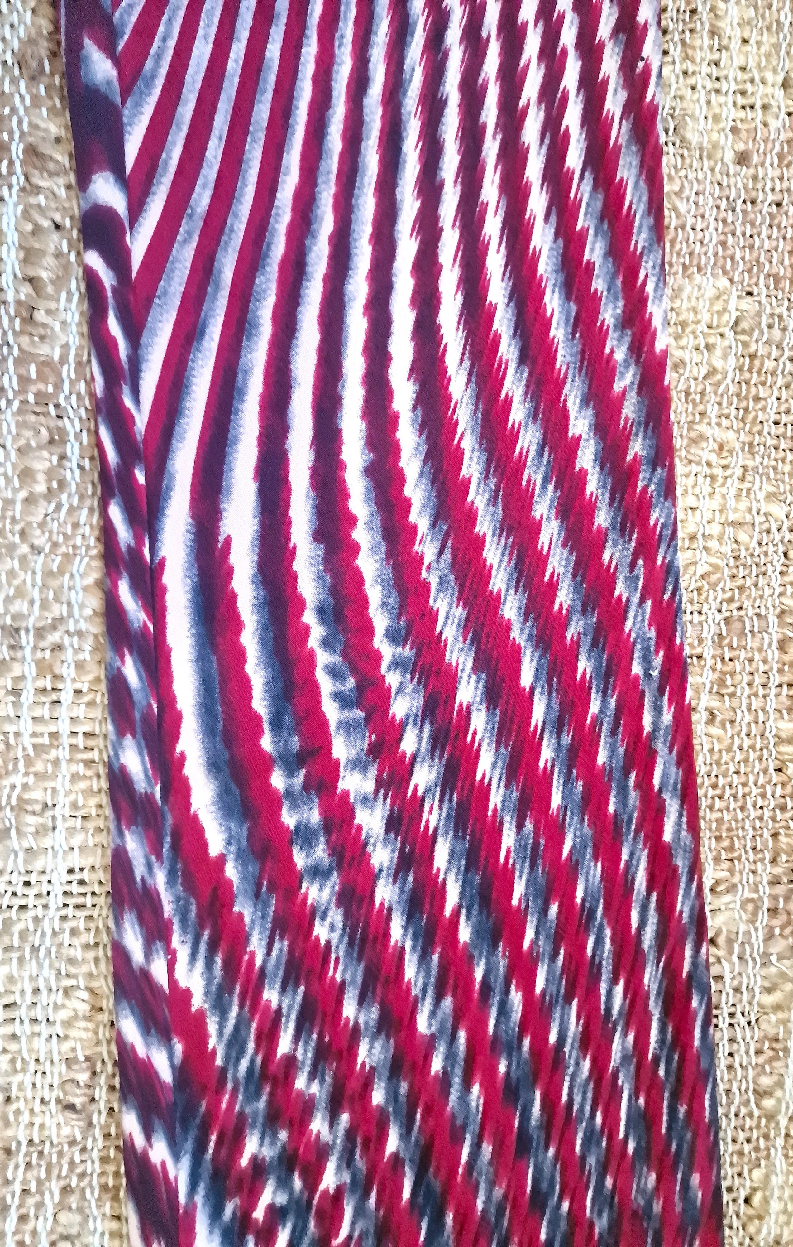 Roberto Cavalli Psychedelic Optical Illusion Vintage Medium Large Y2K Pants For Sale 4