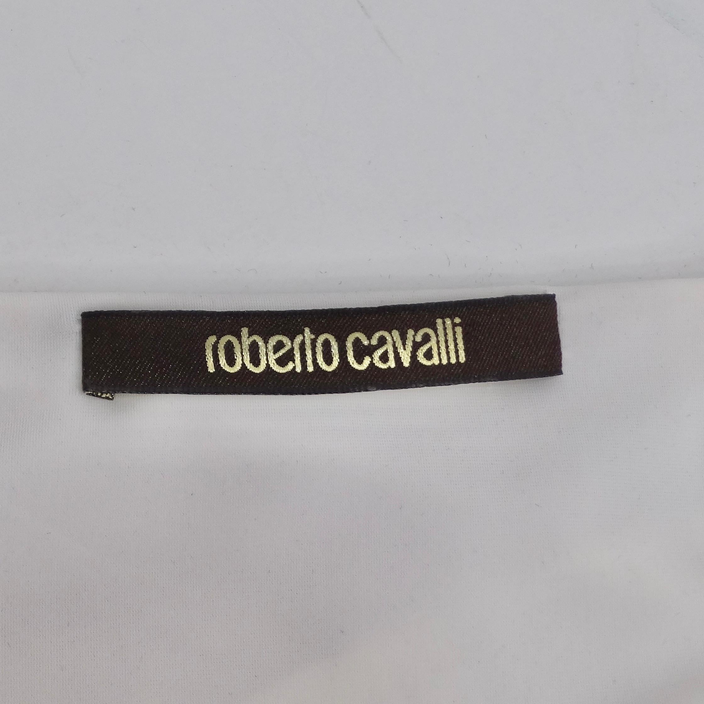 Roberto Cavalli Purple Floral Print Gathered Sheath Dress 7