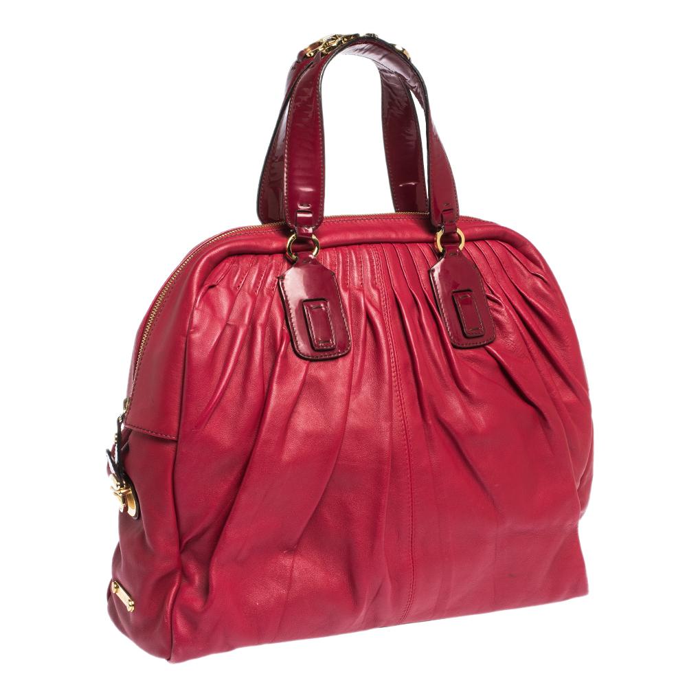 roberto cavalli red bag