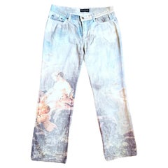 Pantalon moyen Putto Angel Amour Tattoo de Roberto Cavalli Renaissance