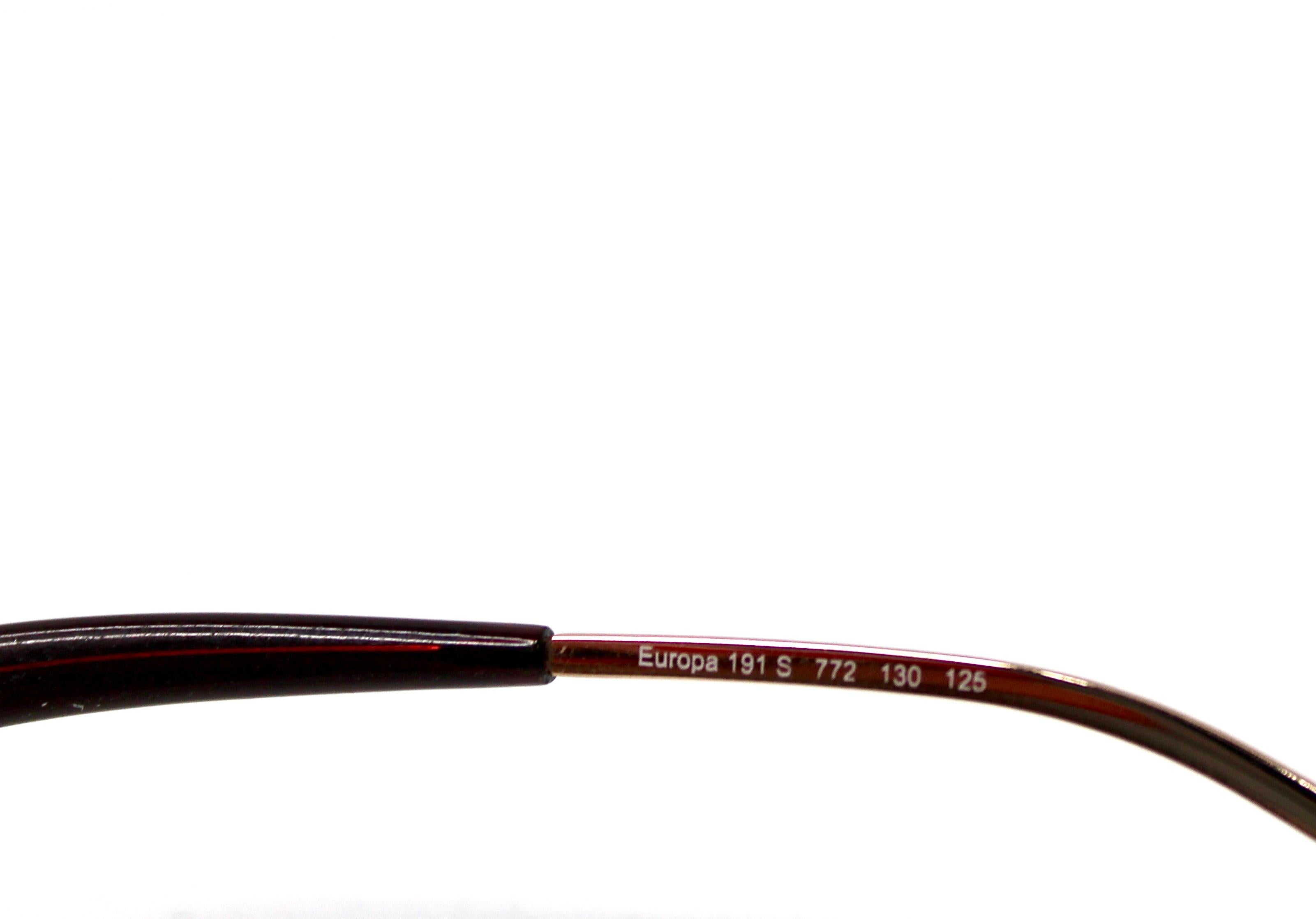 Roberto Cavalli - Occhiali da sole a scudo oversize con motivo a serpente con strass, circa Y2K in vendita 1