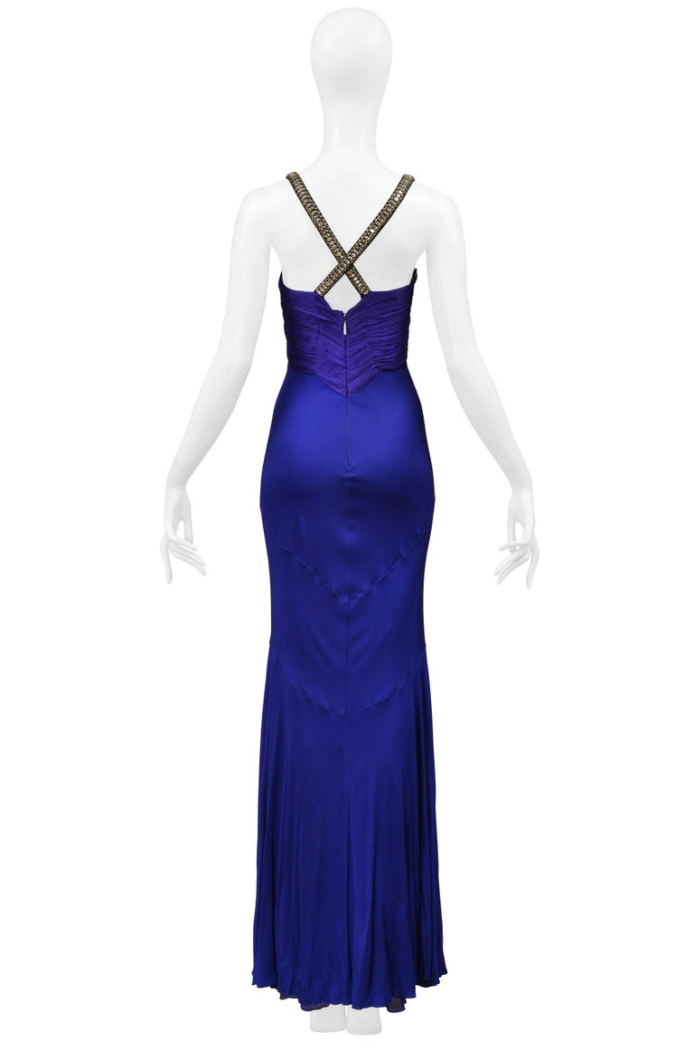 open lace back dress Olympia Asymmetrical Pleated Maxi Dress main image 0