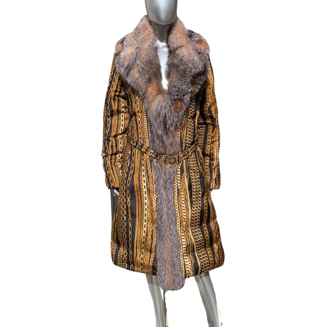 roberto cavalli fur coat