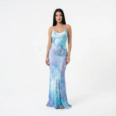 Roberto Cavalli, Frühjahr/Sommer 1999, Seiden-Maxikleid