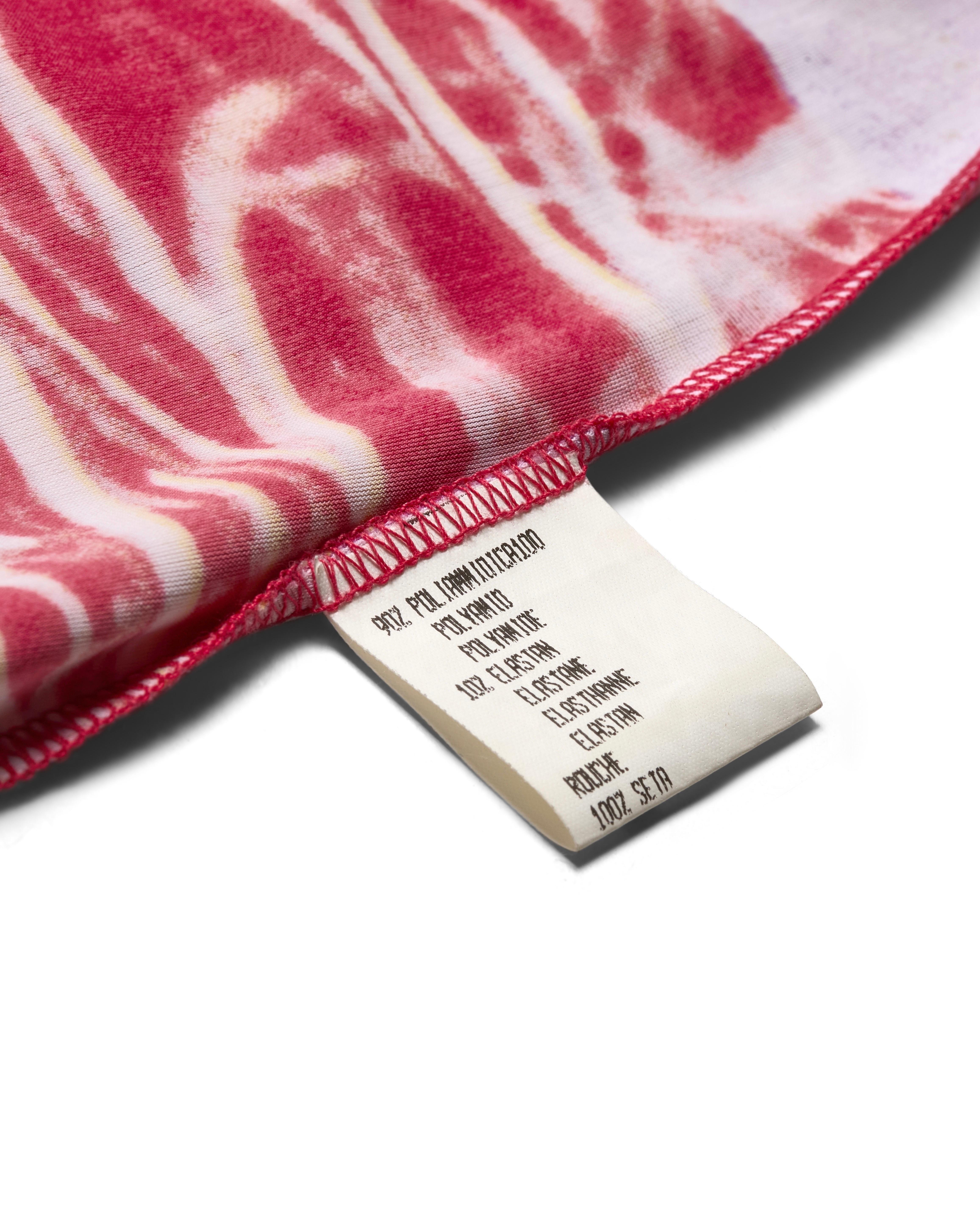 Roberto Cavalli S/S 2000 - Robe à fleurs rouges et violettes en vente 5