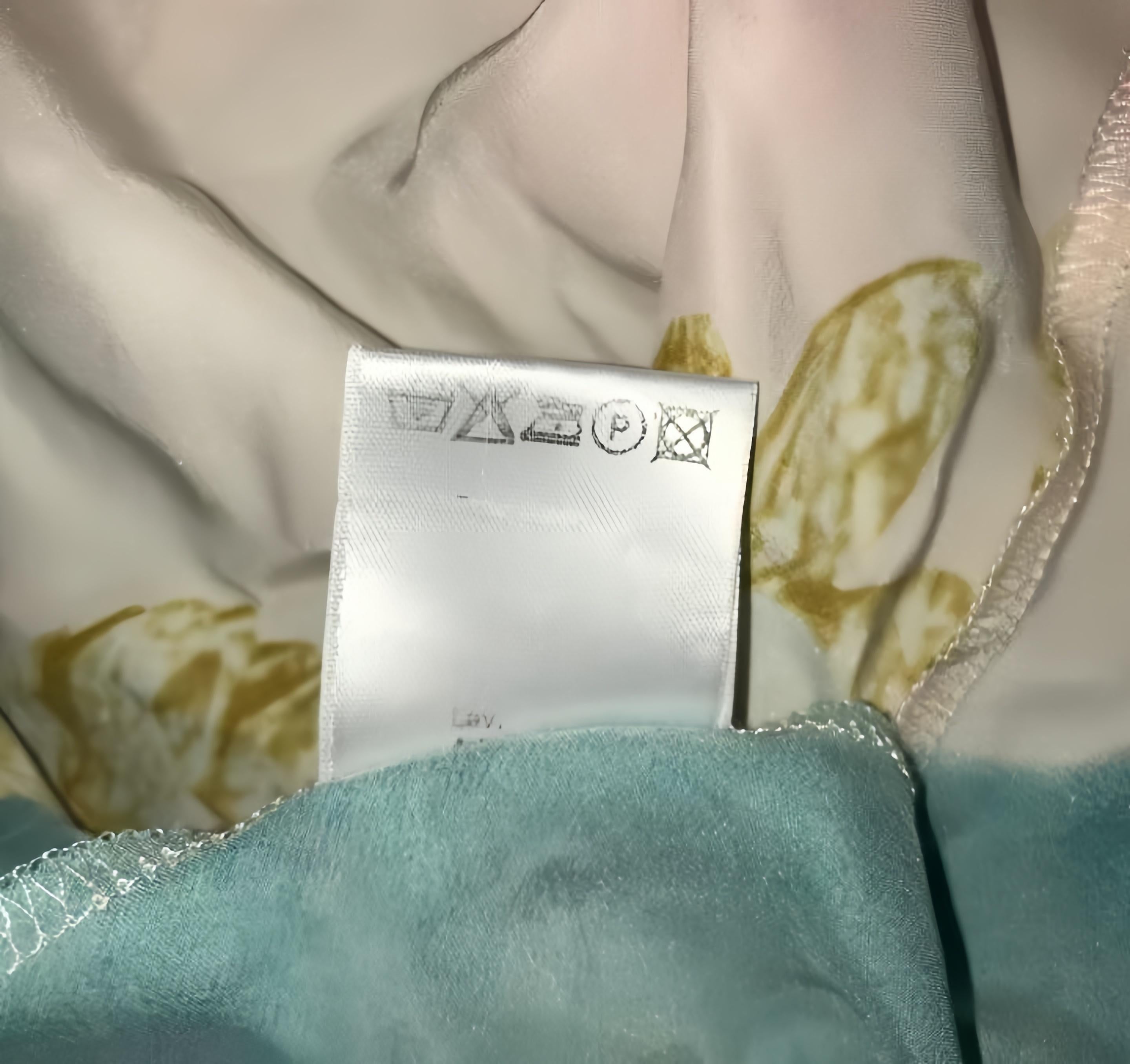 ROBERTO CAVALLI S/s 2001 Vestido drapeado de seda azul ojo de Elizabeth Taylor en venta 6