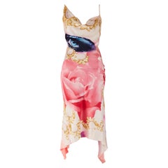 Roberto Cavalli S/S 2001 Elizabeth Taylor Eye Silk Dress