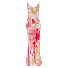 Roberto Cavalli S/S 2001 Elizabeth Taylor Eye Silk Dress