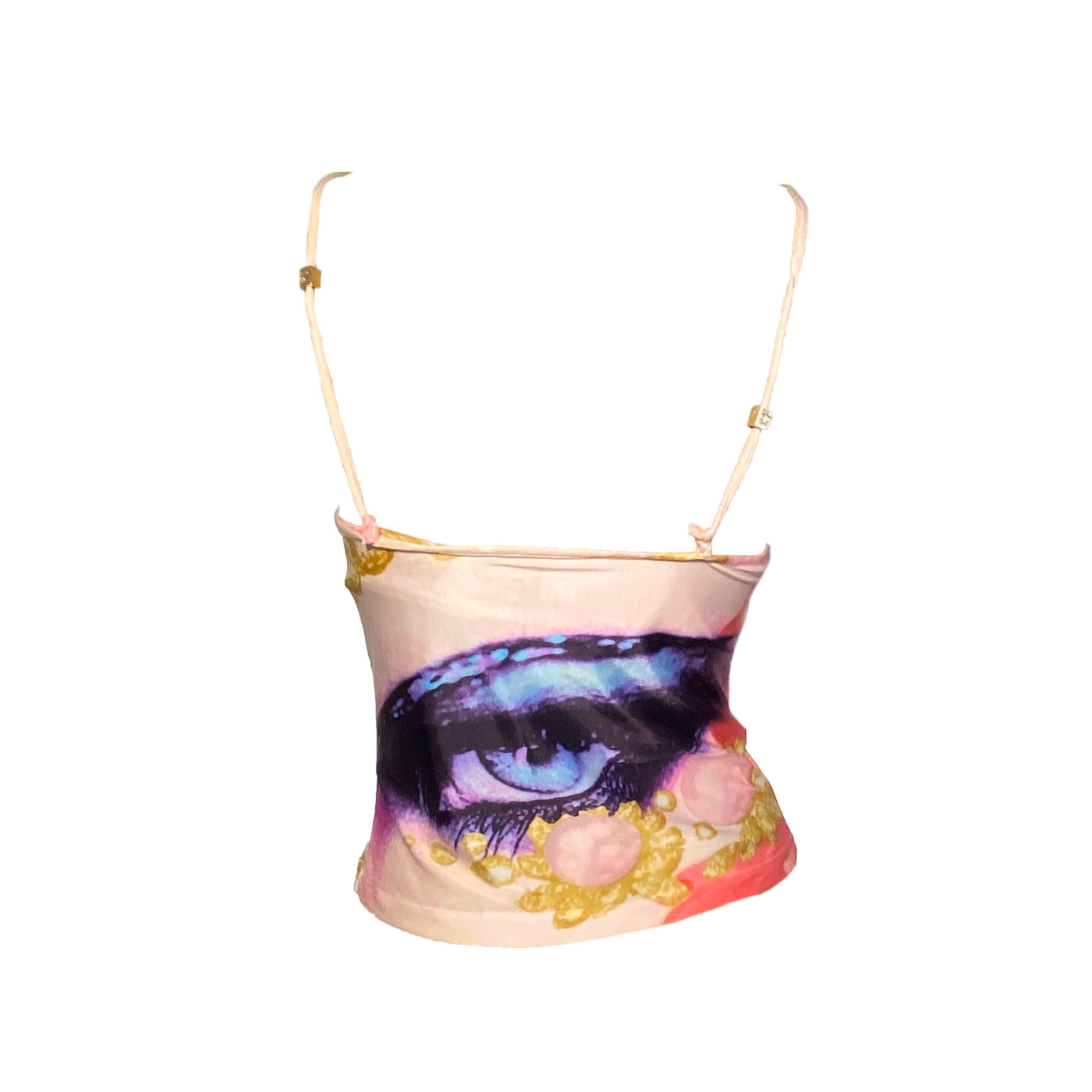 Roberto Cavalli S/S 2001 Liz Taylor Druck Set im Zustand „Hervorragend“ in Rome, IT